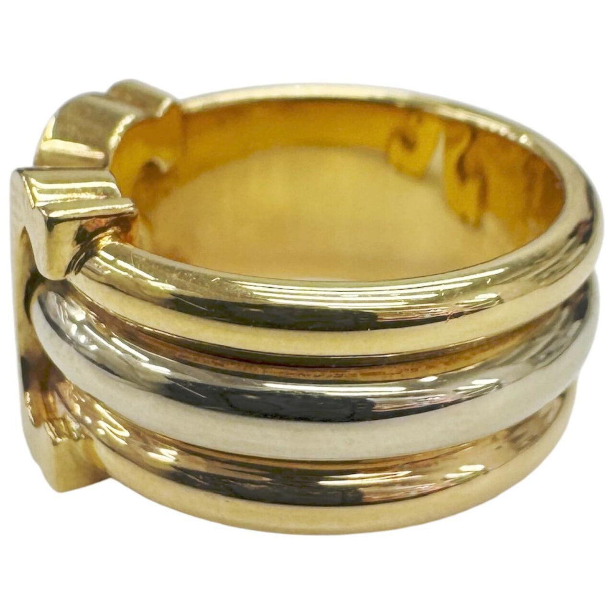Cartier Pink Gold White Gold Yellow Gold Yellow Gold (18K) Pink Gold (18K) White Gold (18K) Band Ring (Pre-Owned)