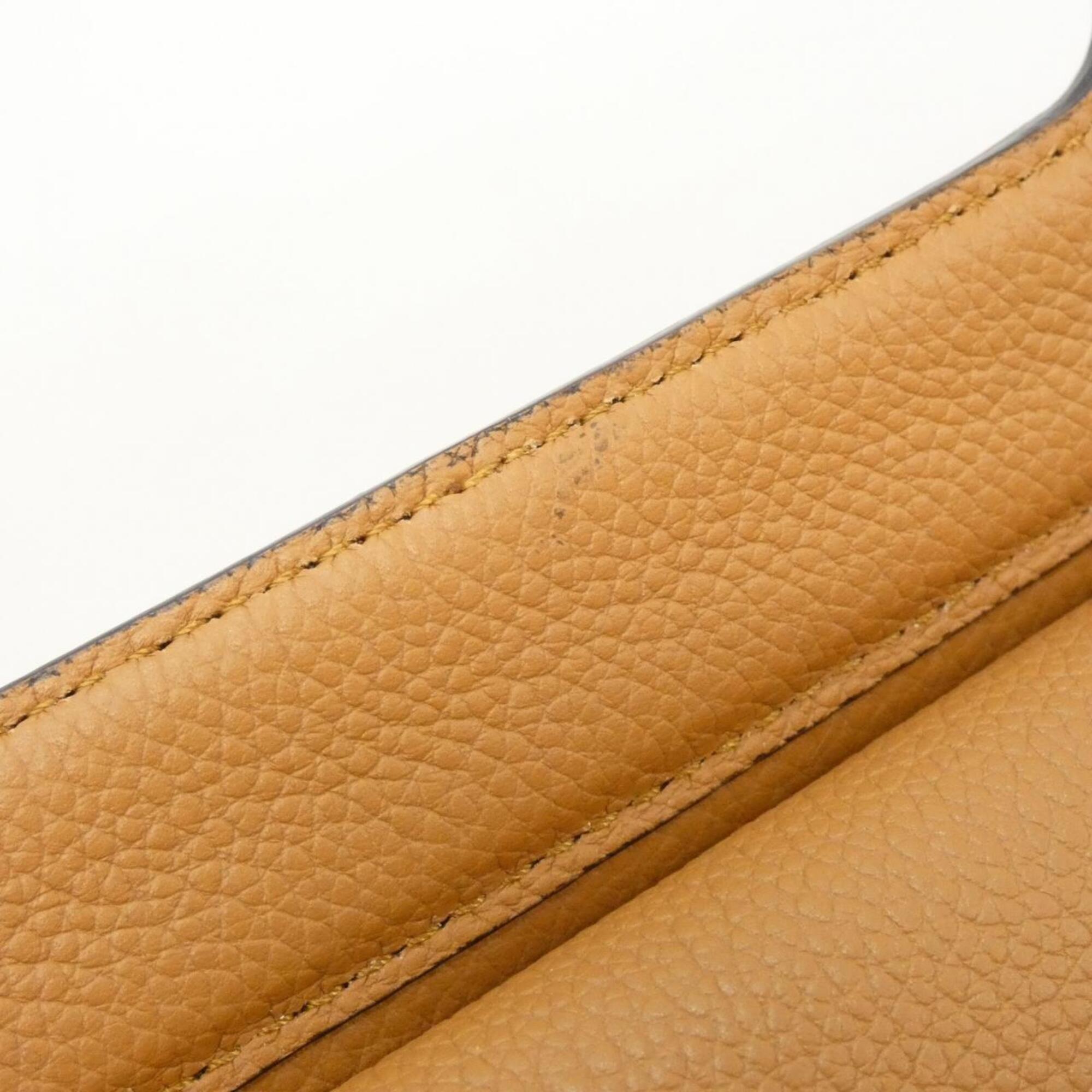Fendi Brown Leather Handbag (Pre-Owned)