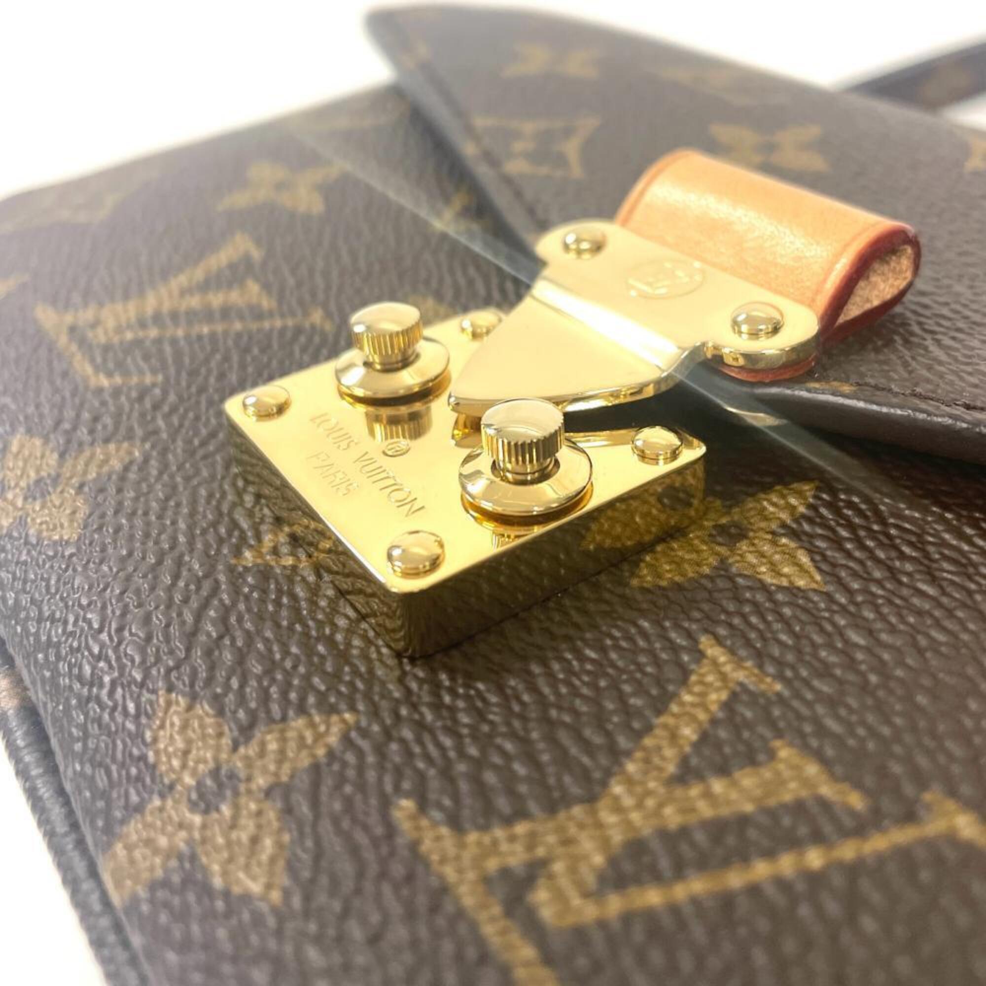 Louis Vuitton Monogram Brown Monogram Pochette Shoulder Bag (Pre-Owned)