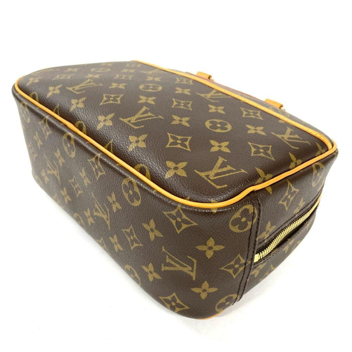 Louis Vuitton Brown Monogram Canvas Handbag (Pre-Owned)
