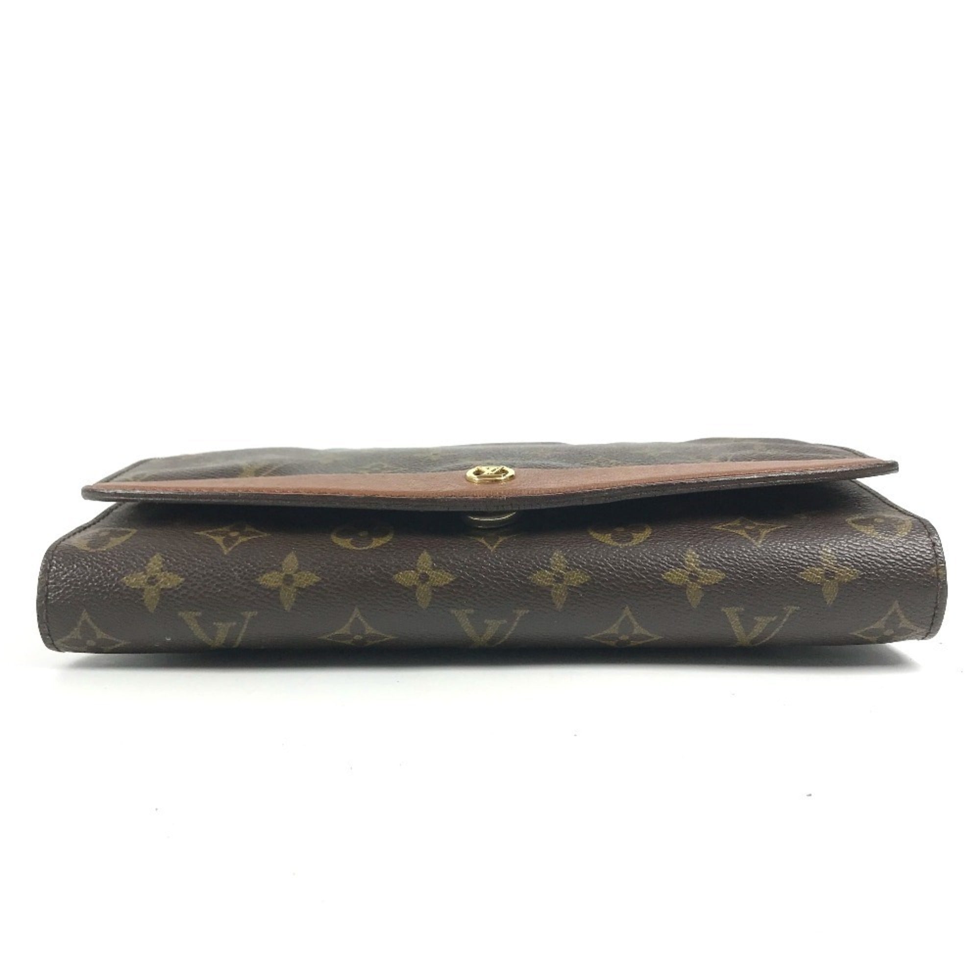 Louis Vuitton Monogram Brown Monogram Clutch Bag (Pre-Owned)