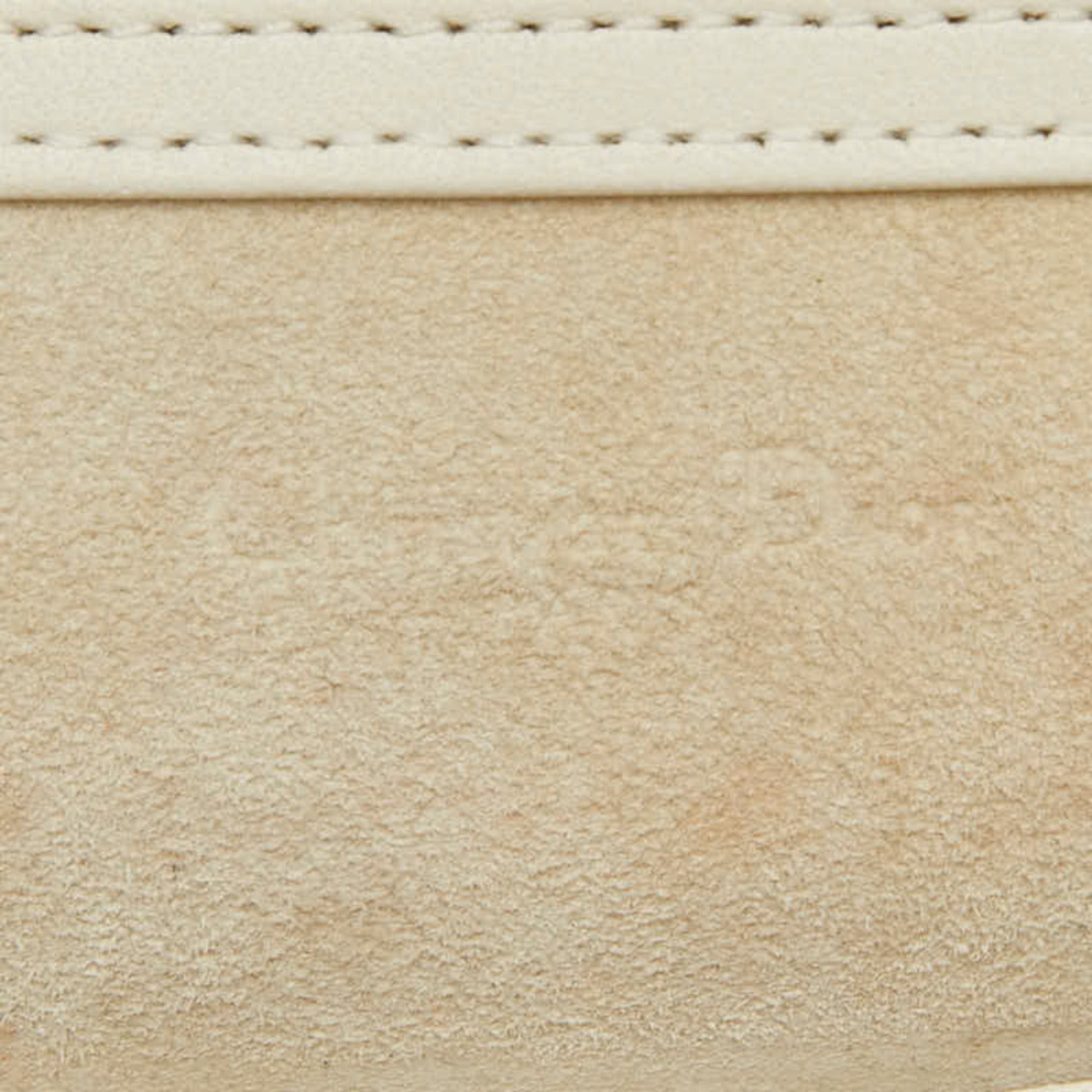 Christian Dior Gold Ivory White Leather Shoulder Bag (Pre-Owned)