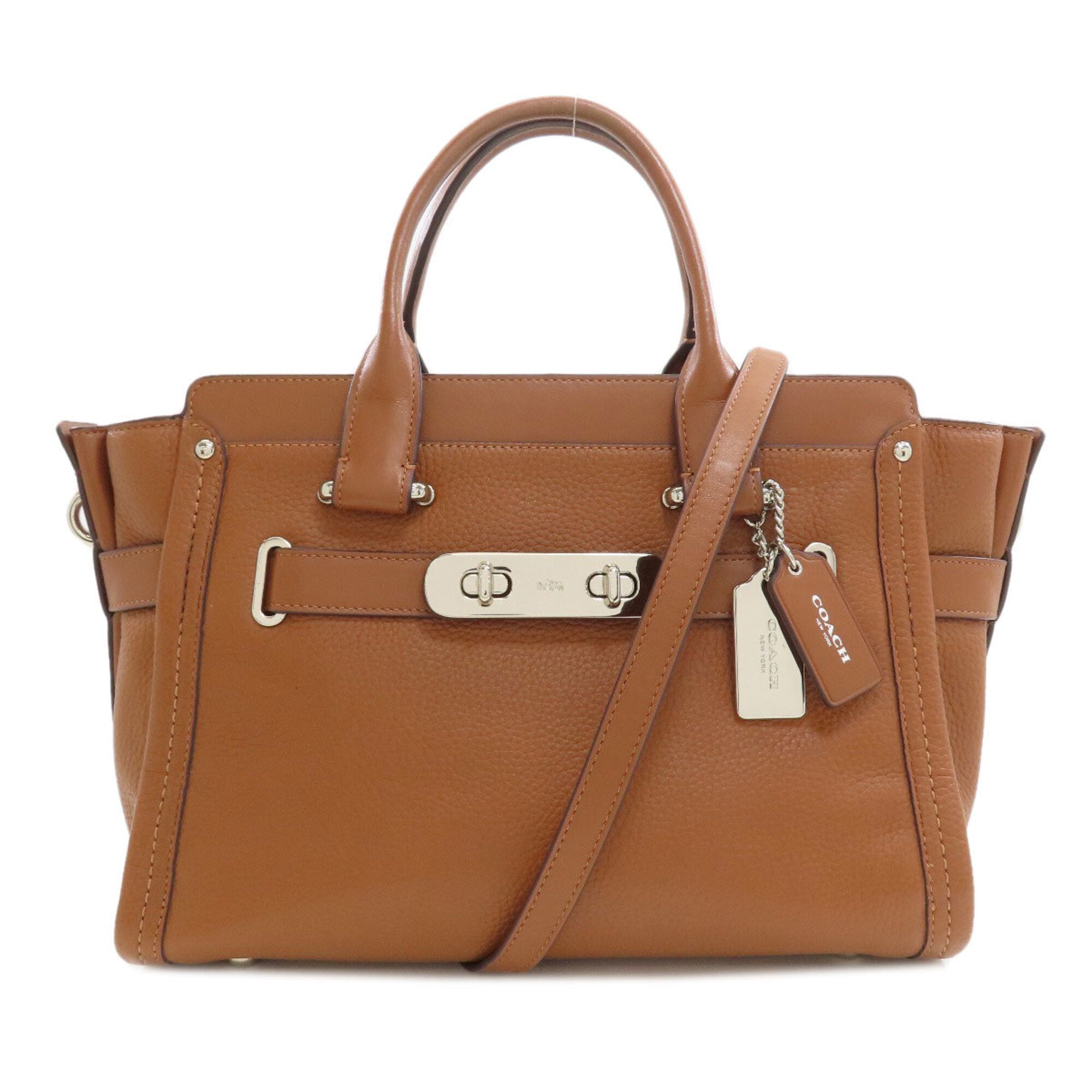 Coach Brown Leather Handbag (Pre-Owned)