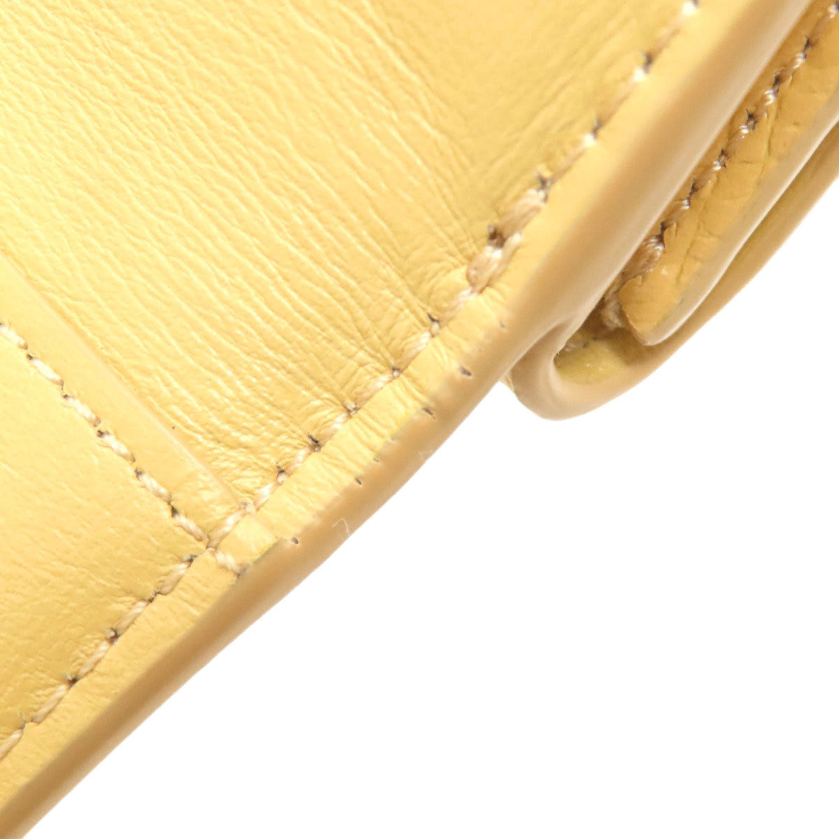 Celine Yellow Leather Wallet (Bi-Fold) (Pre-Owned)