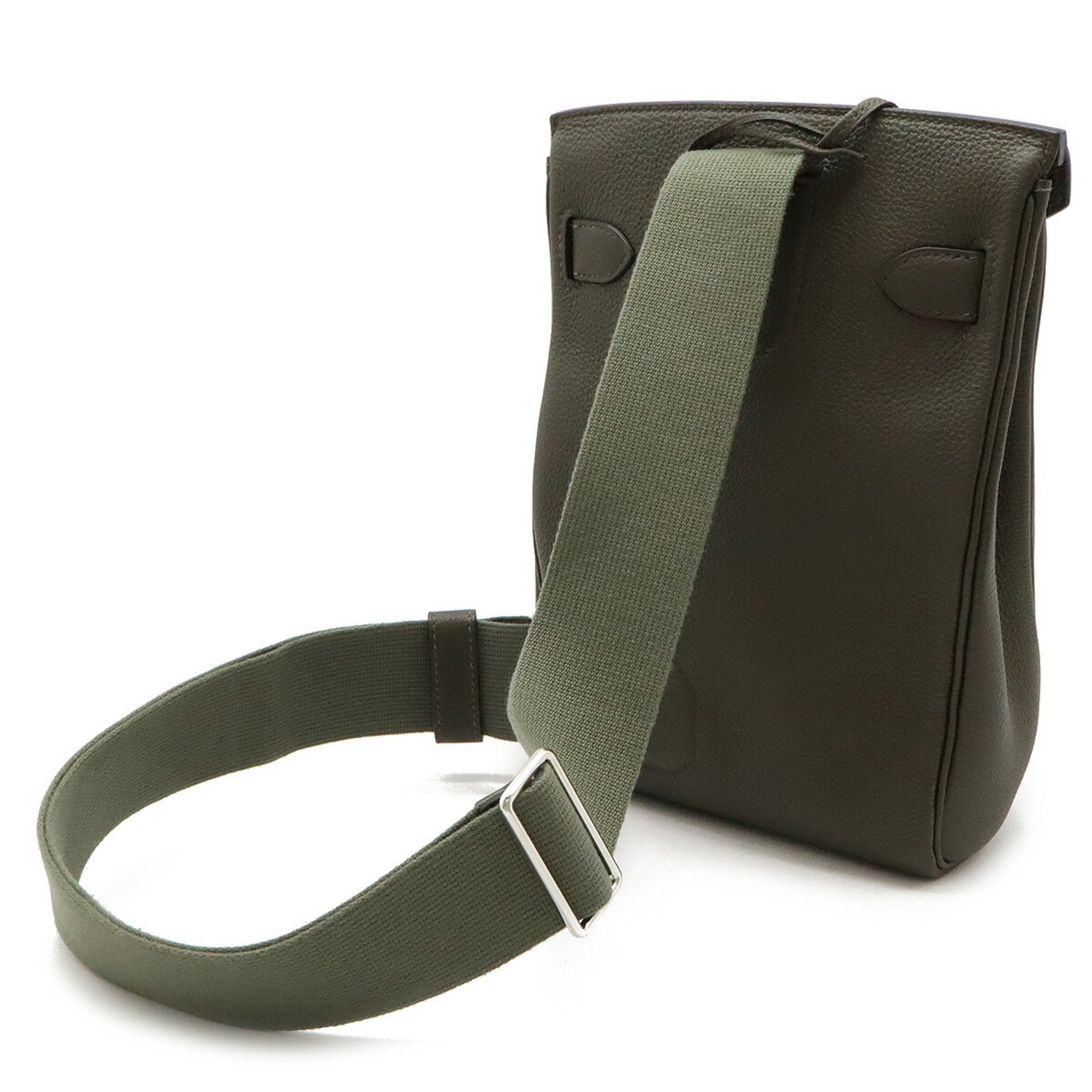 Hermes Kelly Vert Togo Leather Shoulder Bag Sling Bag (Pre-Owned)