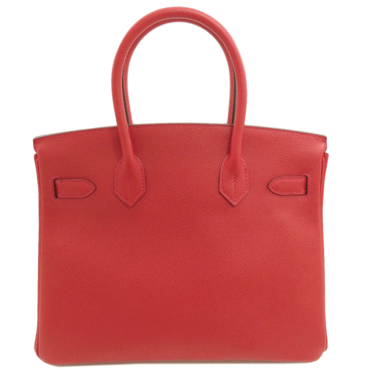 Hermes Red Color Epsom Leather Handbag (Pre-Owned)