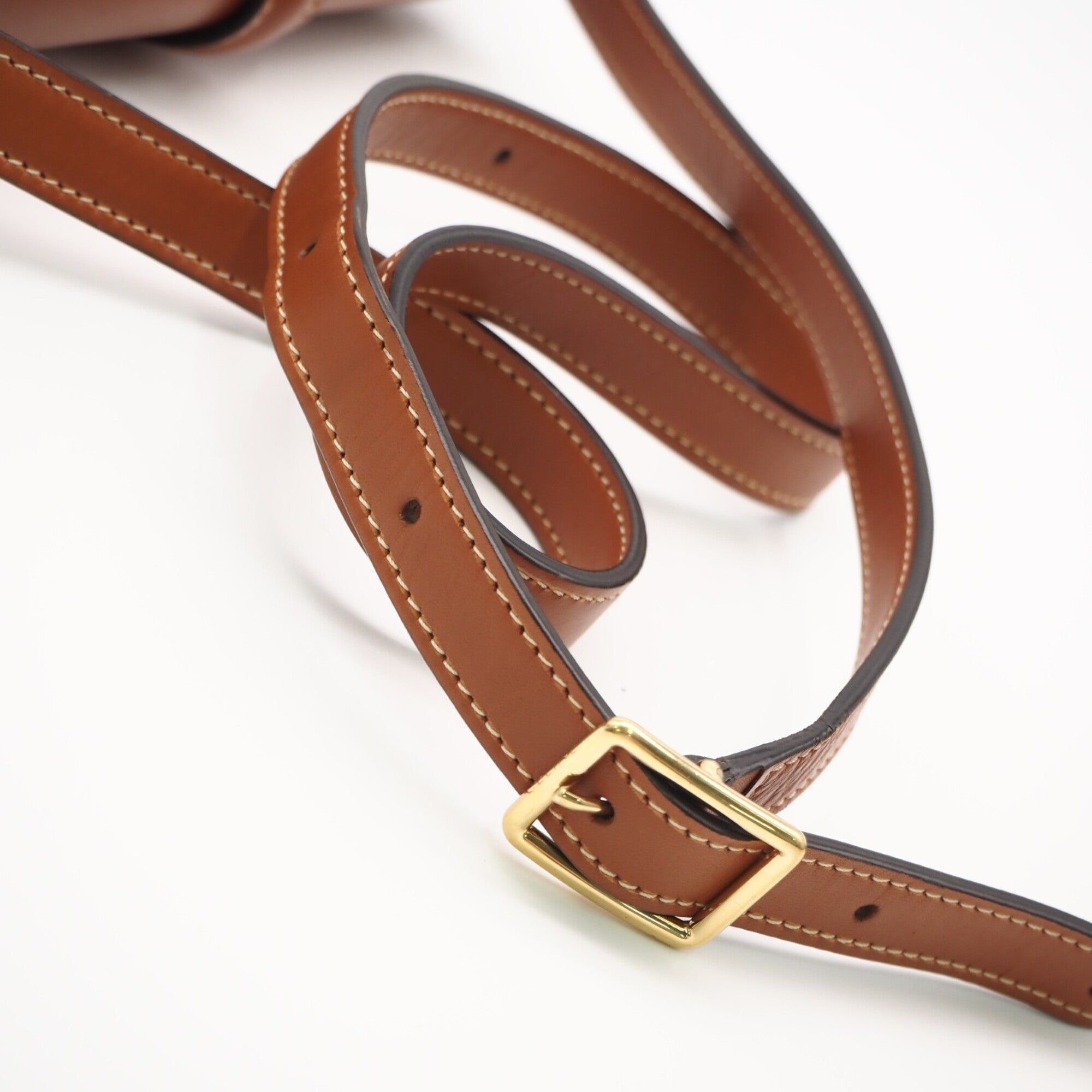 Celine Brown Leather Shoulder Bag (Pre-Owned)