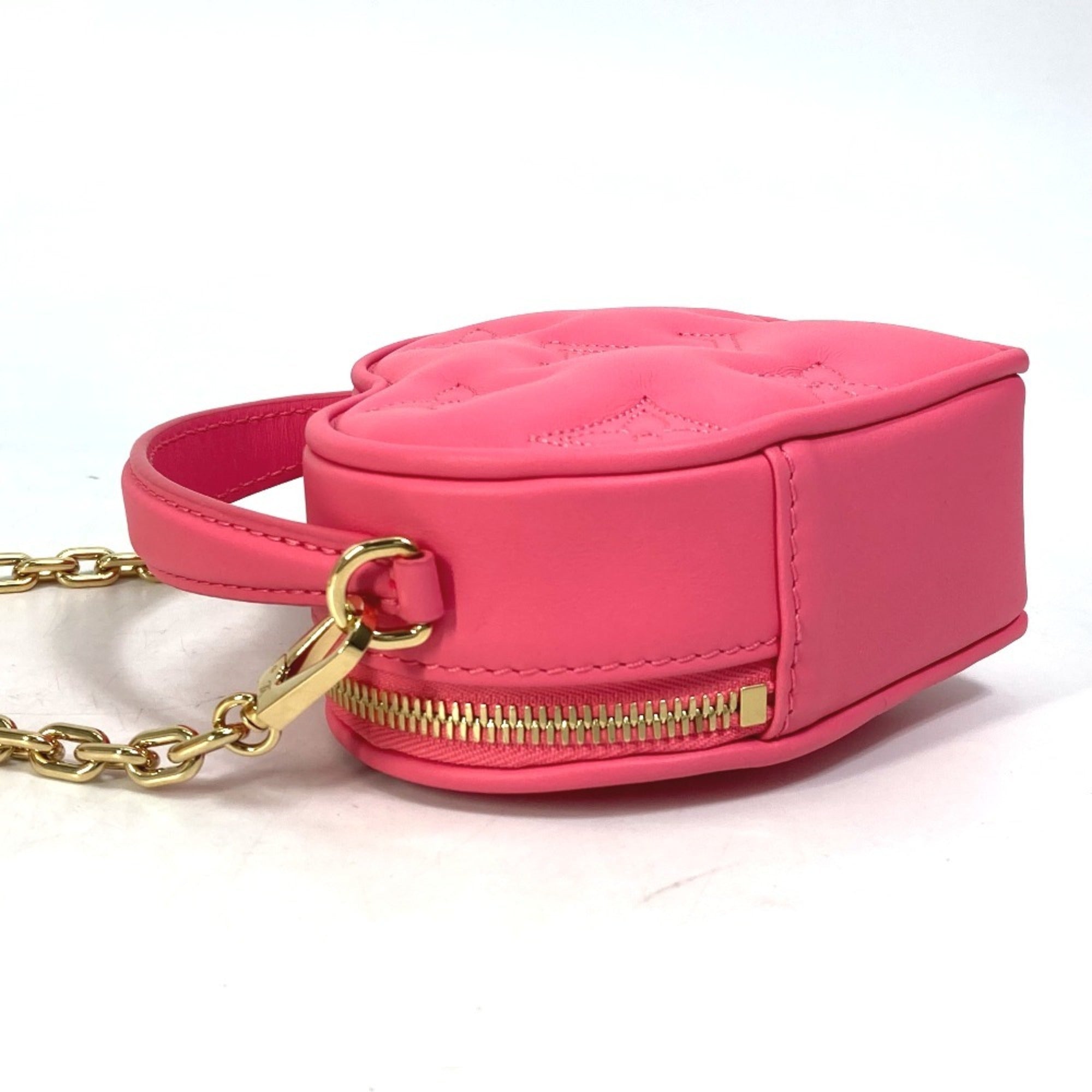Louis Vuitton Pink Leather Handbag Shoulder Bag (Pre-Owned)