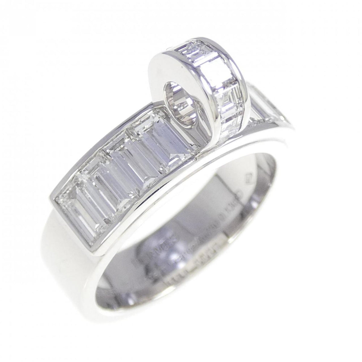 Hermes White Gold (18K) Band Ring (Pre-Owned)