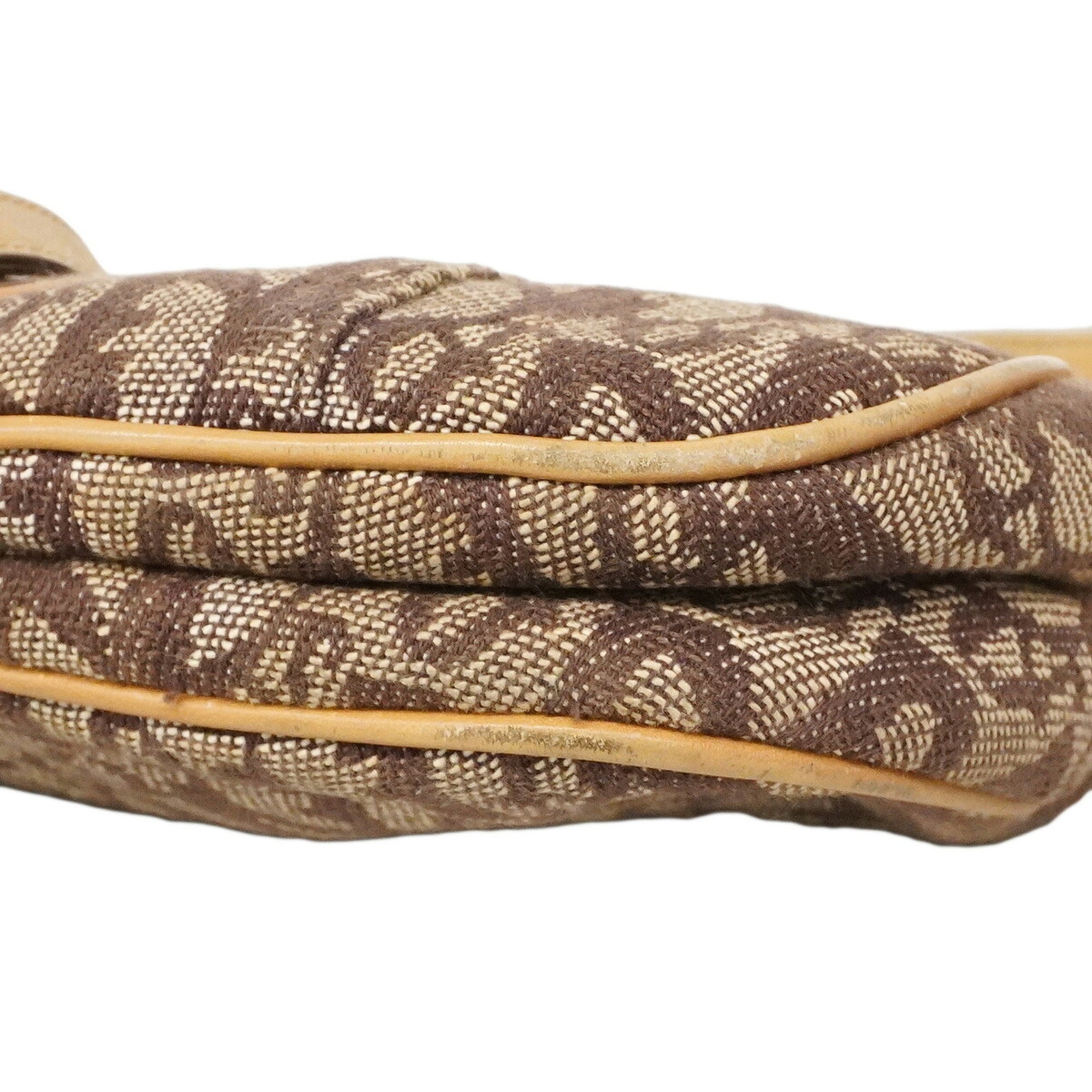 Christian Dior Brown Canvas Handbag (Pre-Owned)