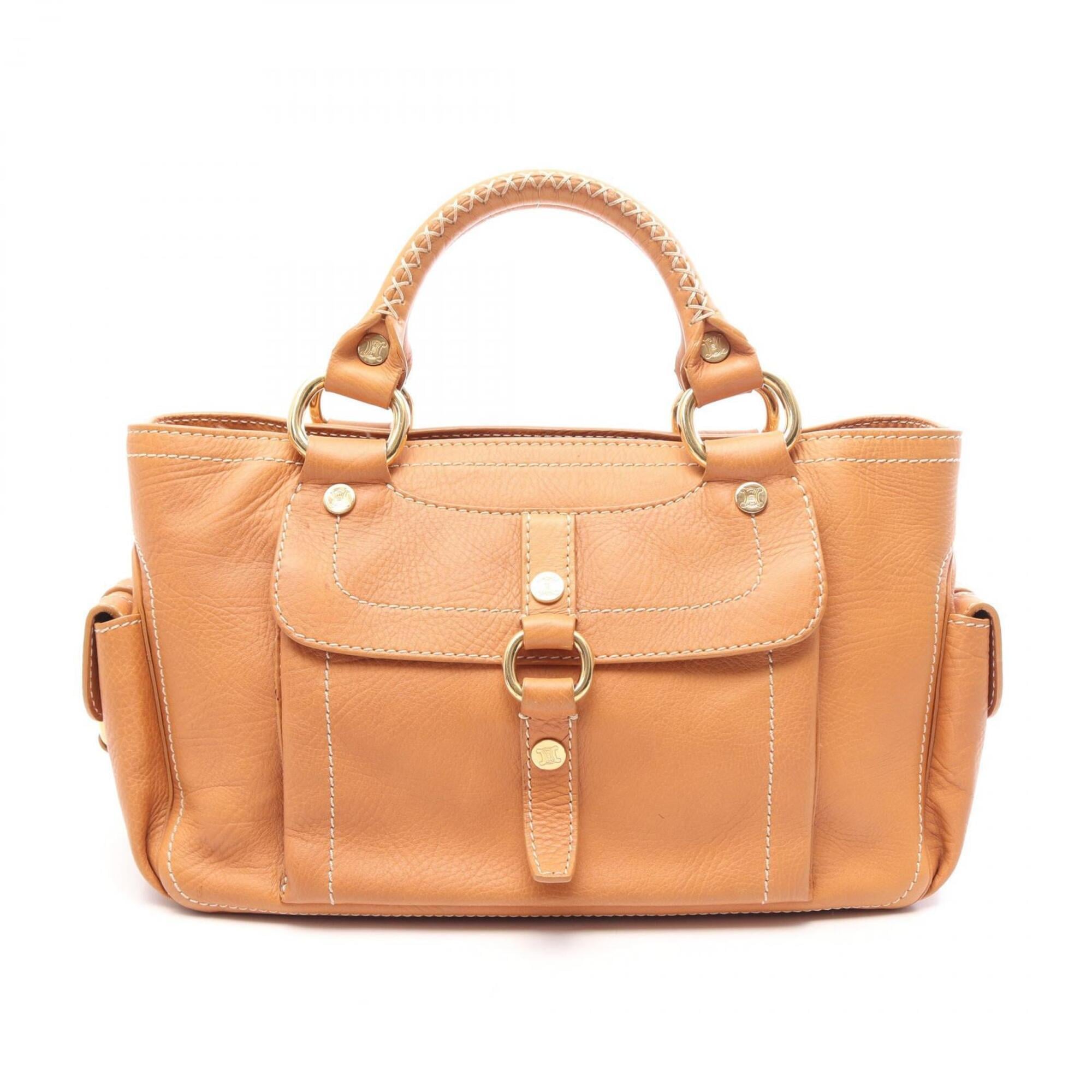Celine Beige Leather Handbag (Pre-Owned)