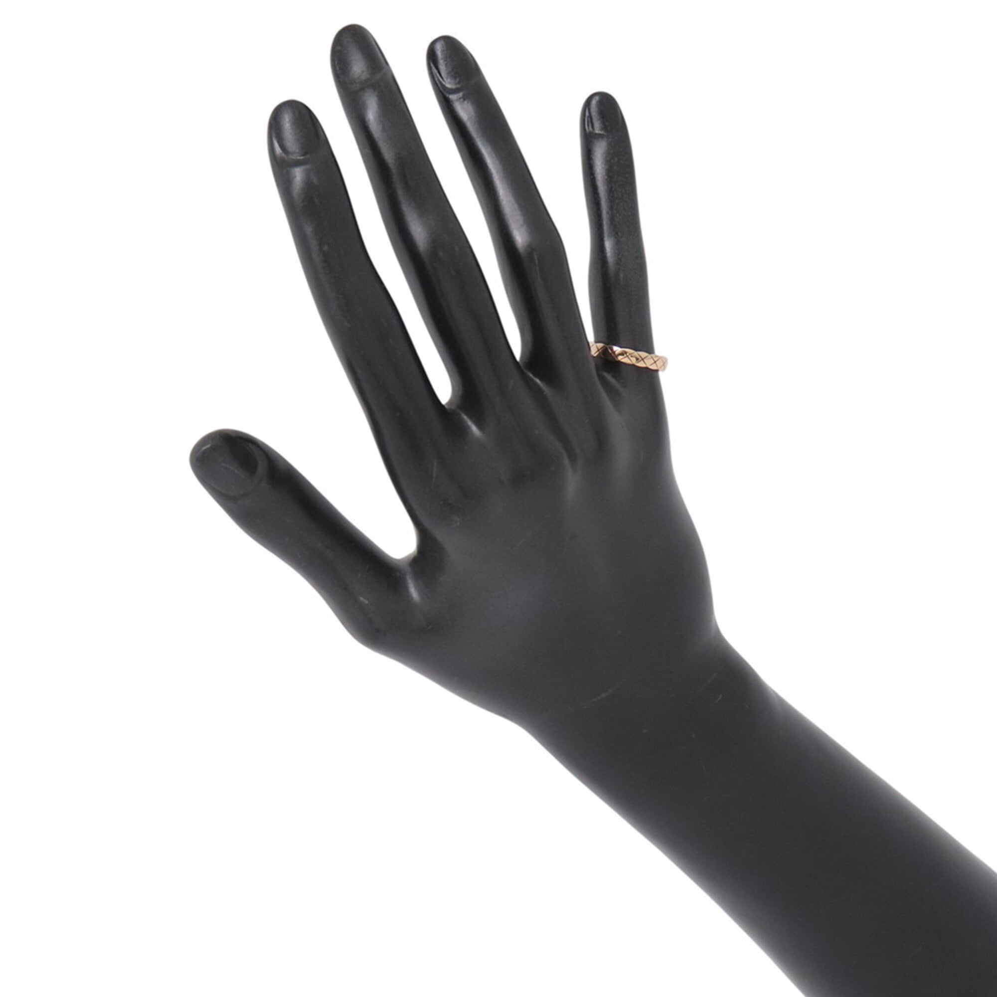 Chanel Pink Gold (18K) Band Ring (Pre-Owned)