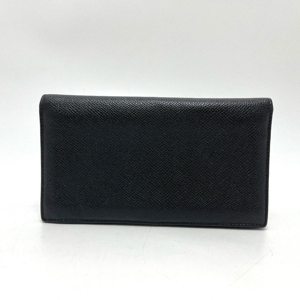 Bvlgari Black Leather Long Wallet (Bi-Fold) (Pre-Owned)