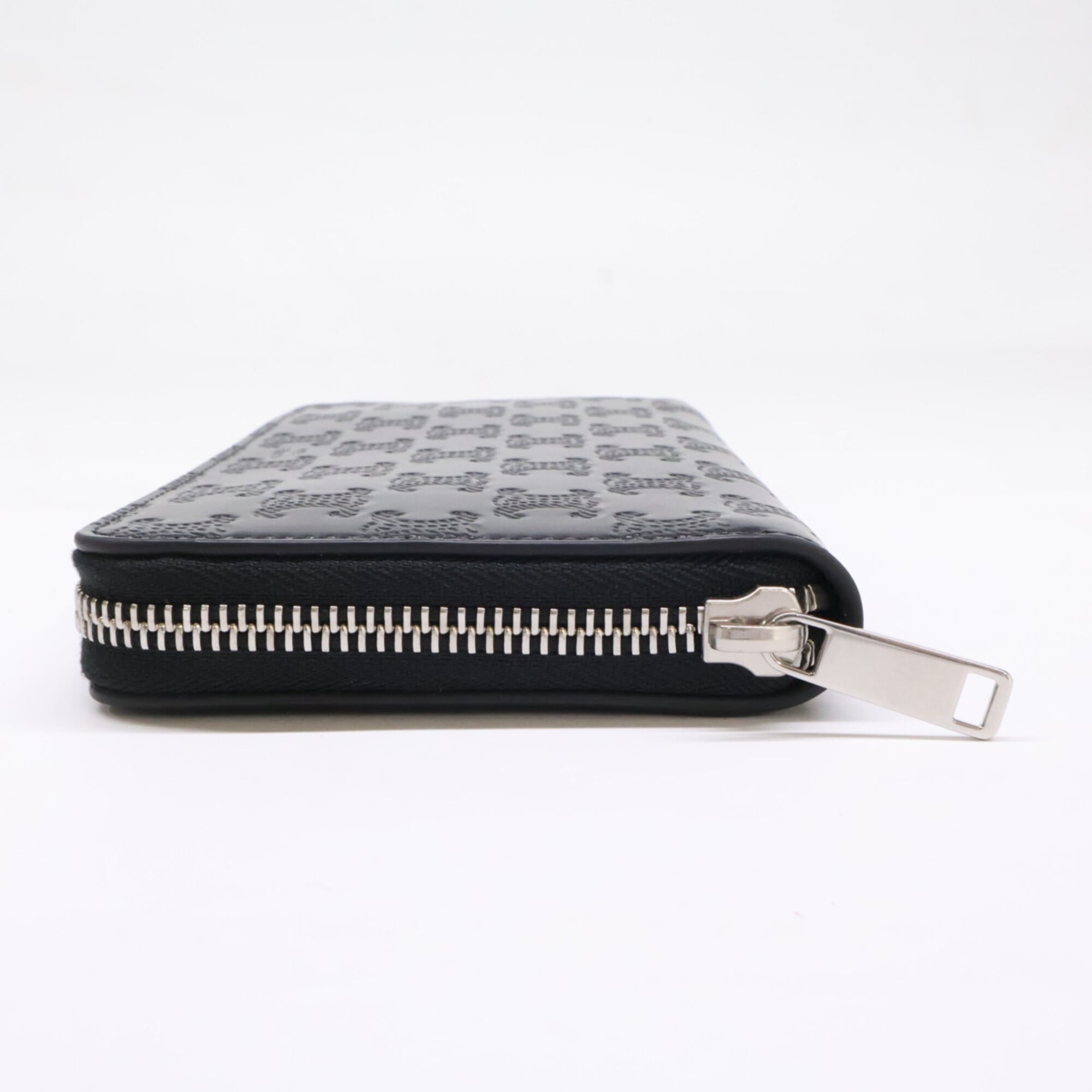 Celine Black Leather Long Wallet (Bi-Fold) (Pre-Owned)