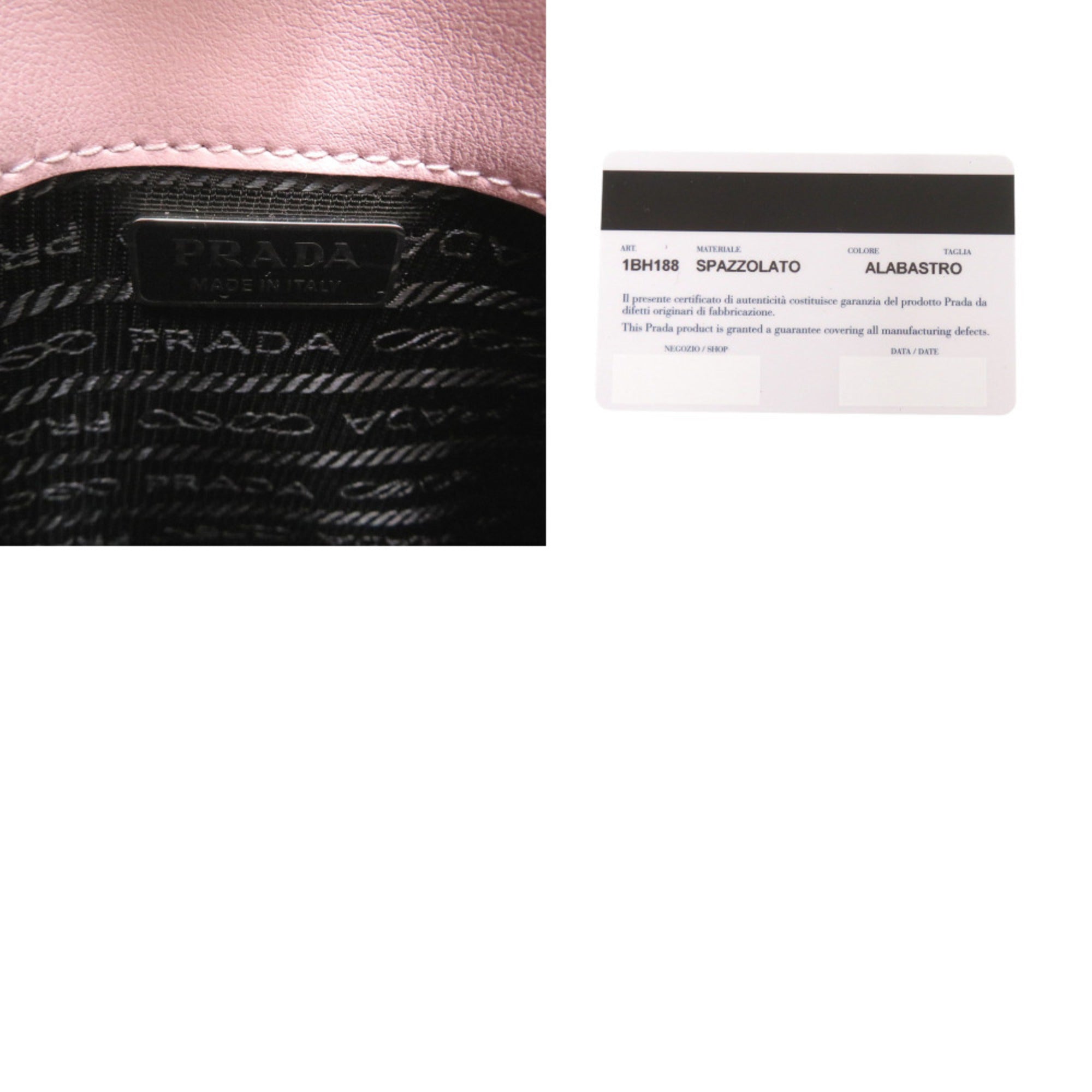 Prada Pink Leather Shoulder Bag (Pre-Owned)