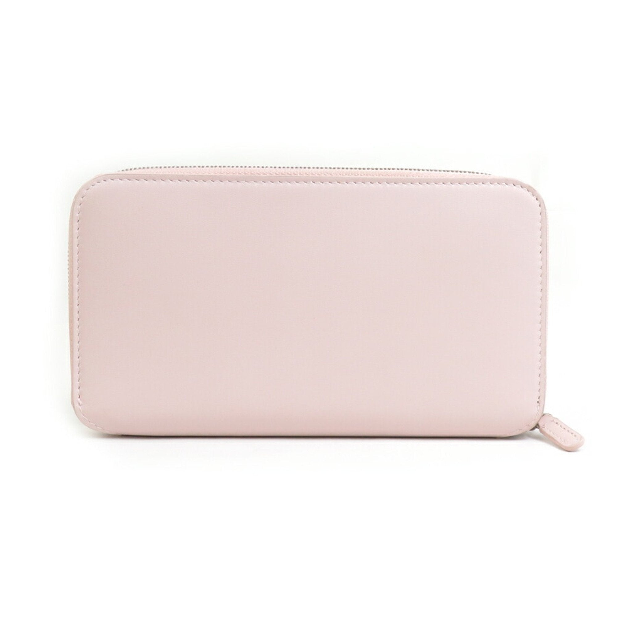 Balenciaga Light Pink Leather Long Wallet (Bi-Fold) (Pre-Owned)