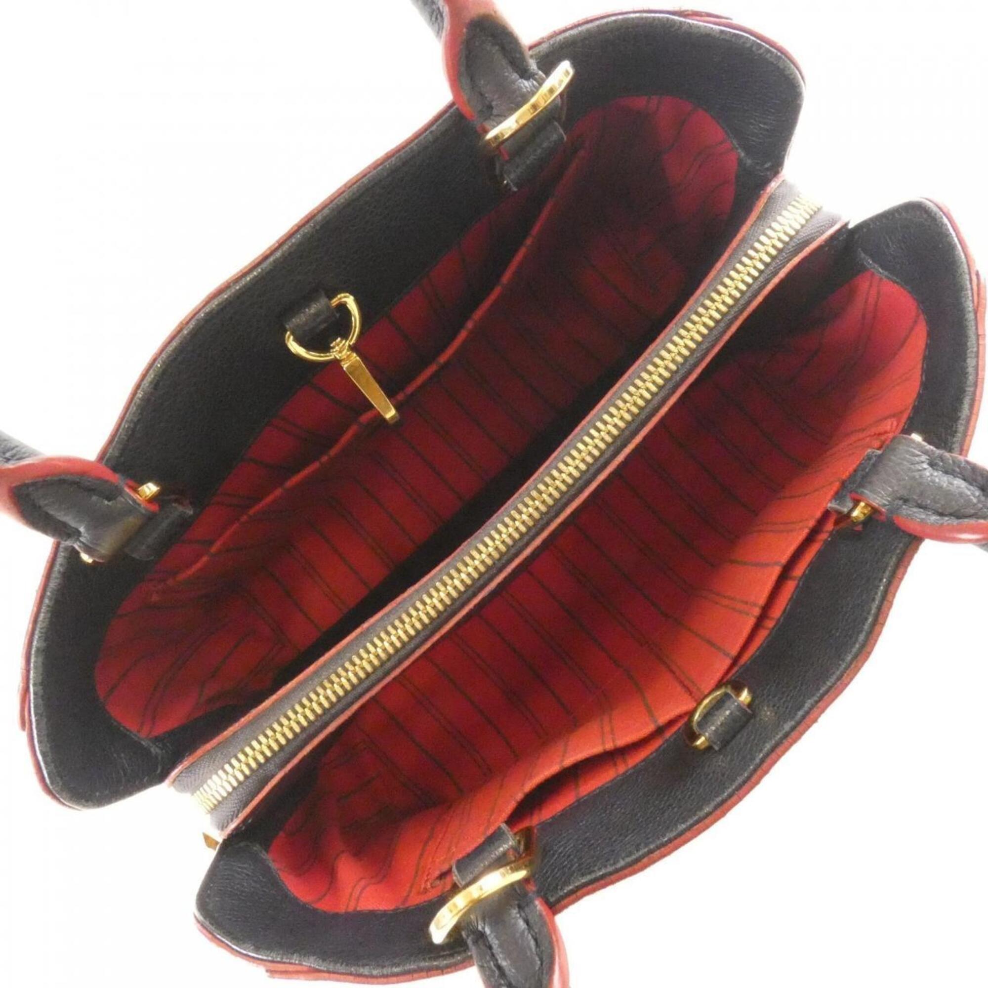 Louis Vuitton Blue Marine Rouge Leather Handbag (Pre-Owned)