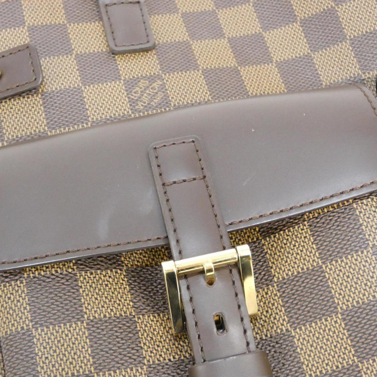 Louis Vuitton Brown Coated Canvas Handbag (Pre-Owned)