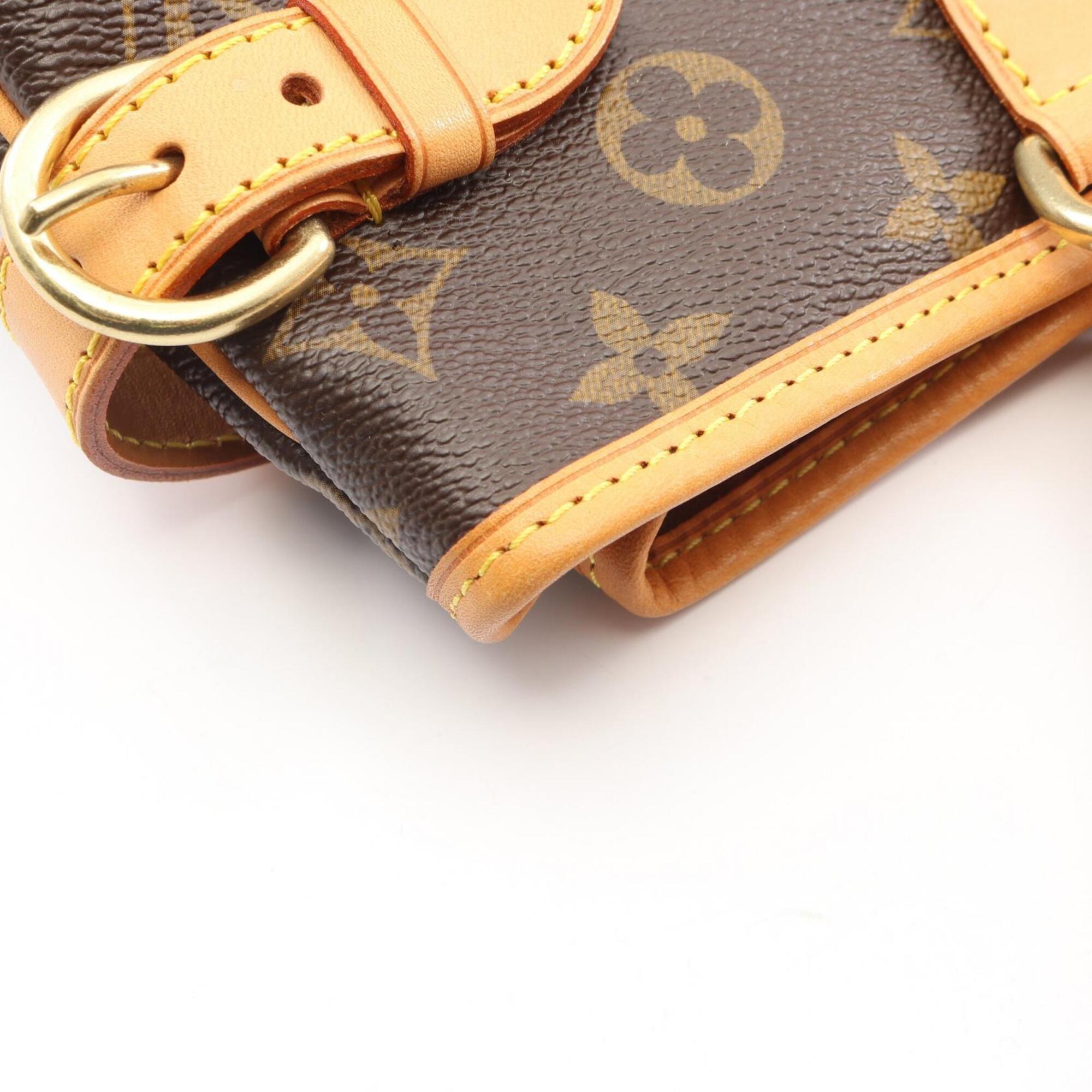 Louis Vuitton Brown Monogram Monogram Leather Handbag Shoulder Bag (Pre-Owned)