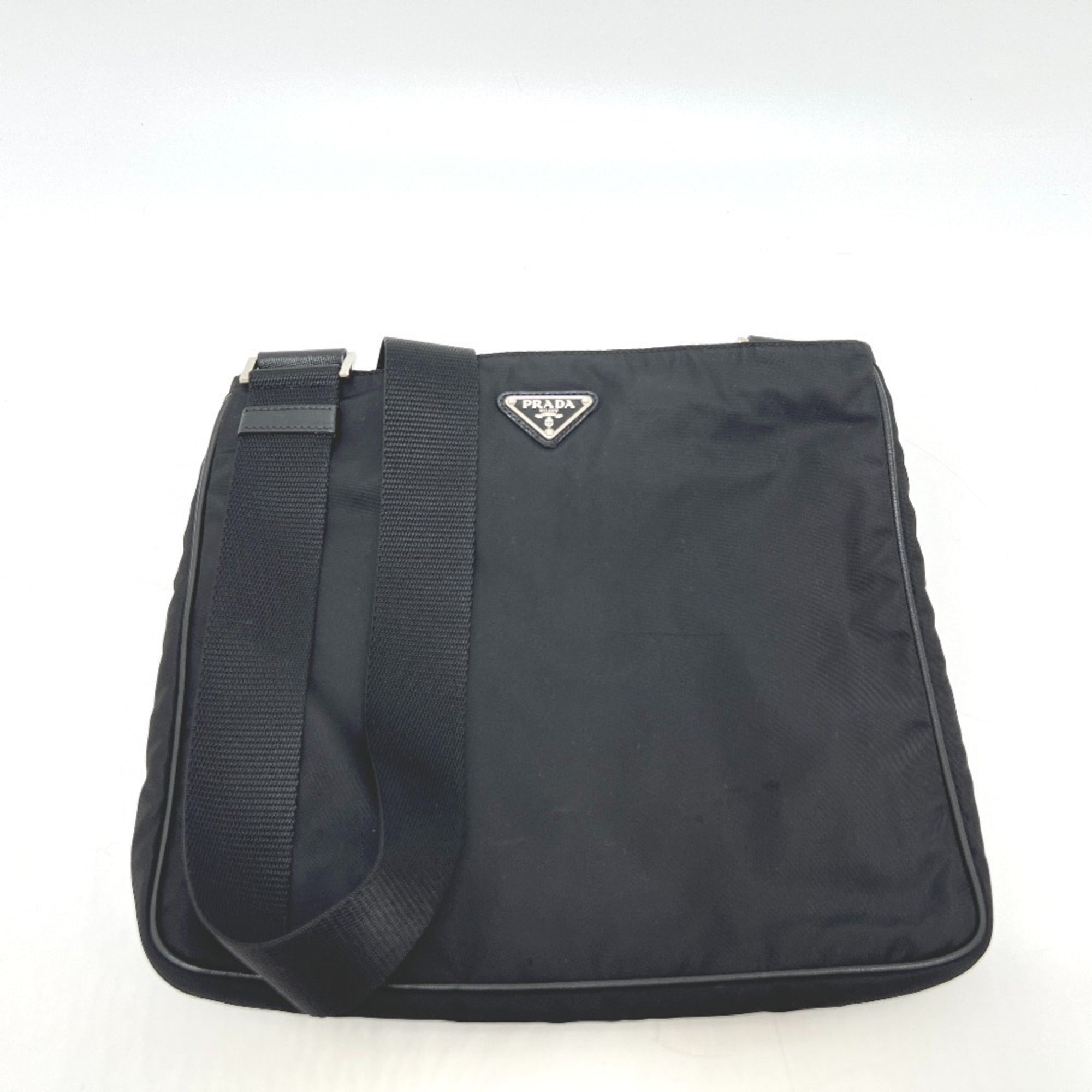 Prada Black Nero Nylon Shoulder Bag (Pre-Owned)