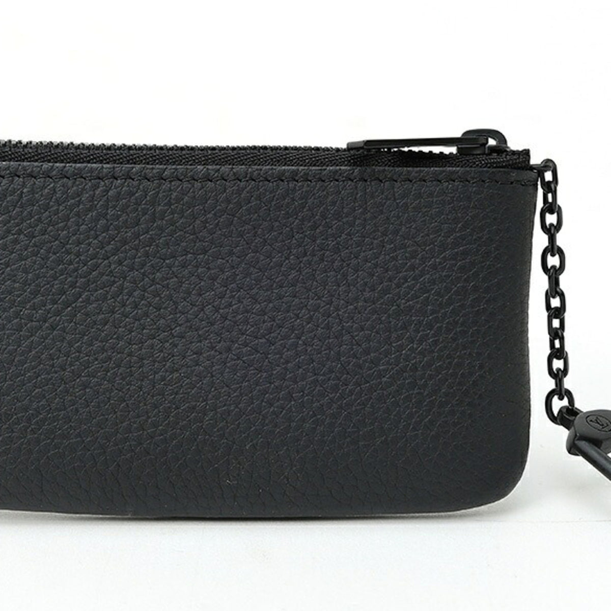 Louis Vuitton Black Leather Coin Purse/Coin Case (Pre-Owned)