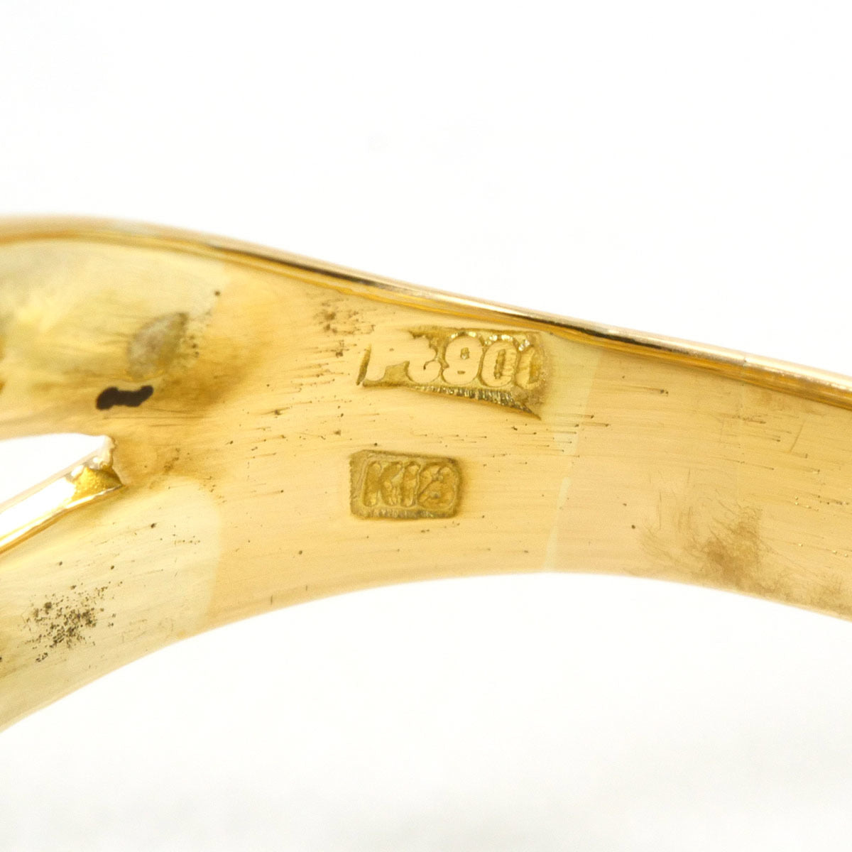 Unbranded Platinum Yellow Gold Yellow Gold (18K) Platinum 900 Band Ring (Pre-Owned)