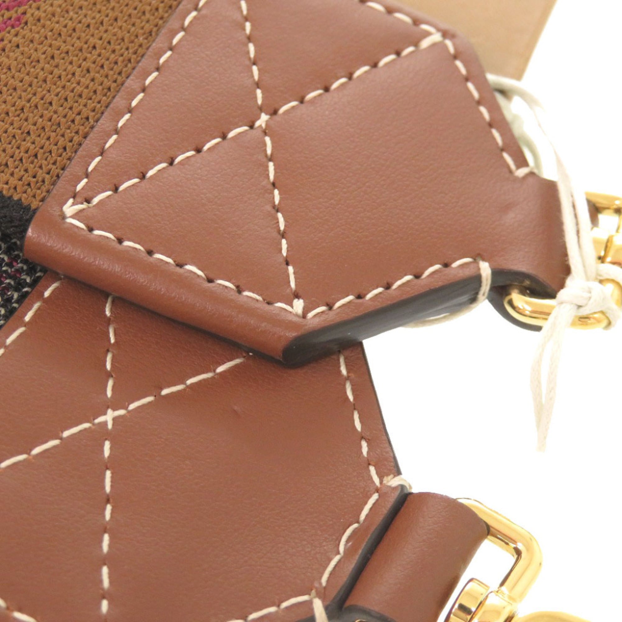 Burberry Brown Canvas Leather (Pre-Owned)