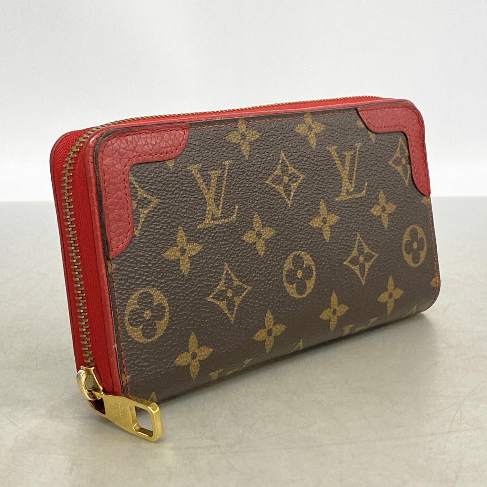 Louis Vuitton Brown Cerise Long Wallet (Bi-Fold) (Pre-Owned)
