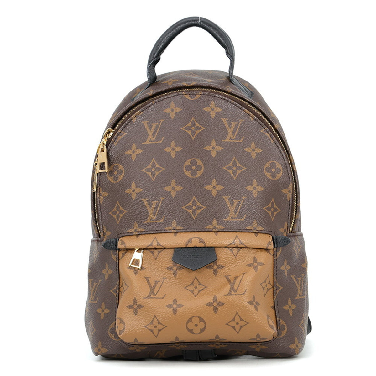 Louis Vuitton Noir Monogram Reverse Monogram Backpack (Pre-Owned)