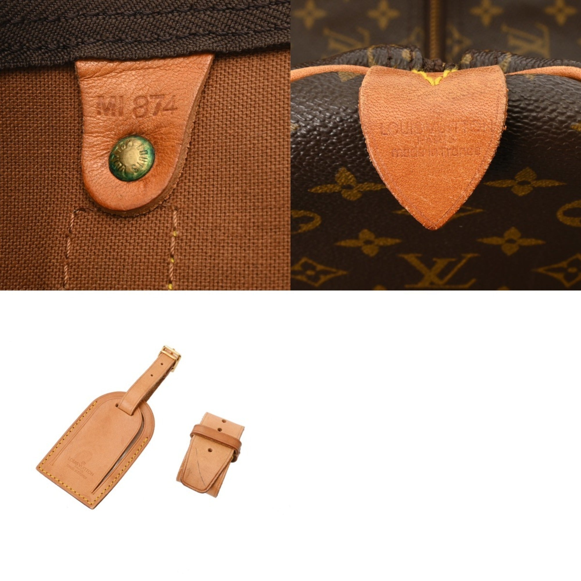 Louis Vuitton Brown Monogram Monogram Boston Bag (Pre-Owned)