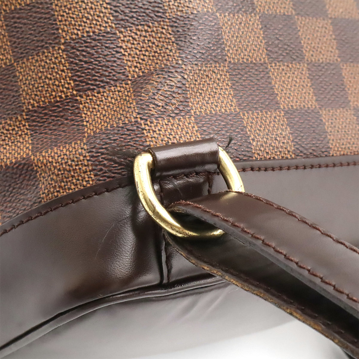 Louis Vuitton Brown Damier Canvas Pvc Backpack Shoulder Bag (Pre-Owned)