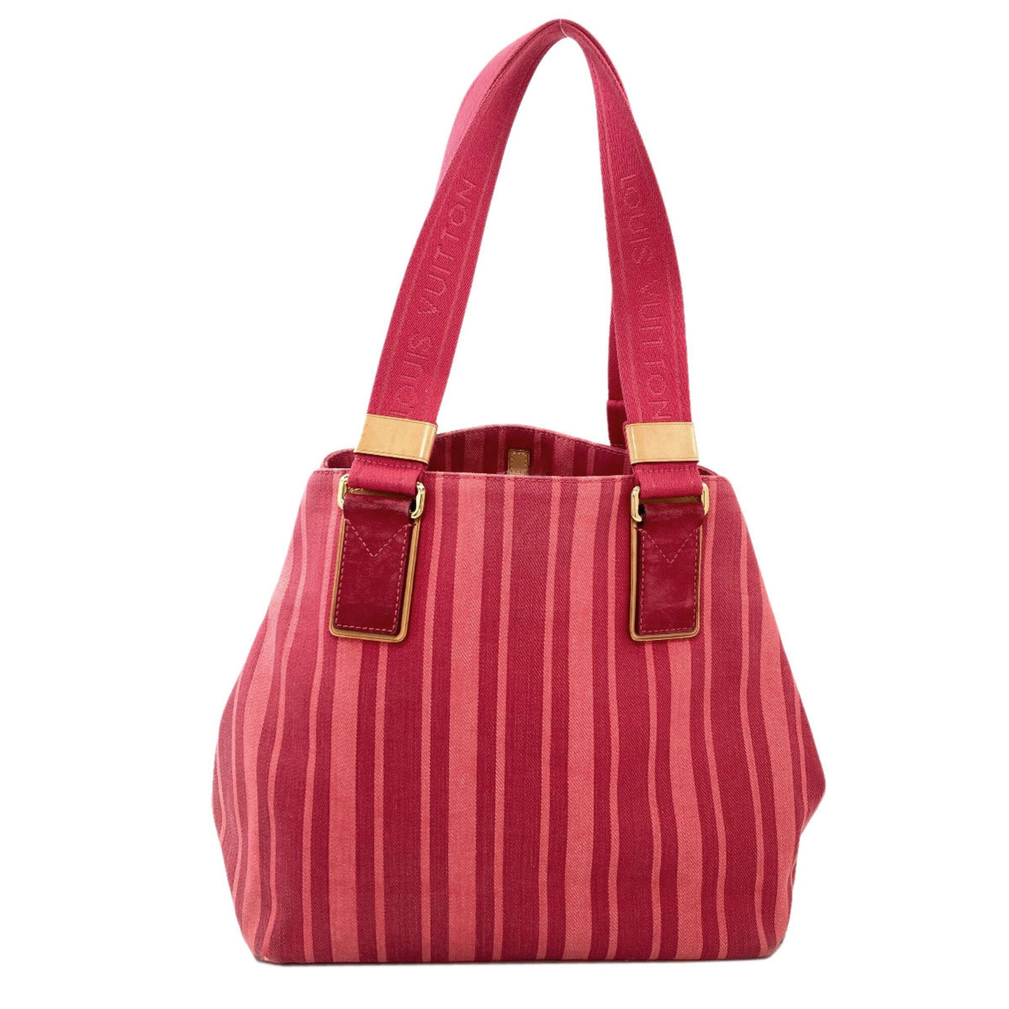 Louis Vuitton Rouge Grenadine Canvas Tote Bag (Pre-Owned)