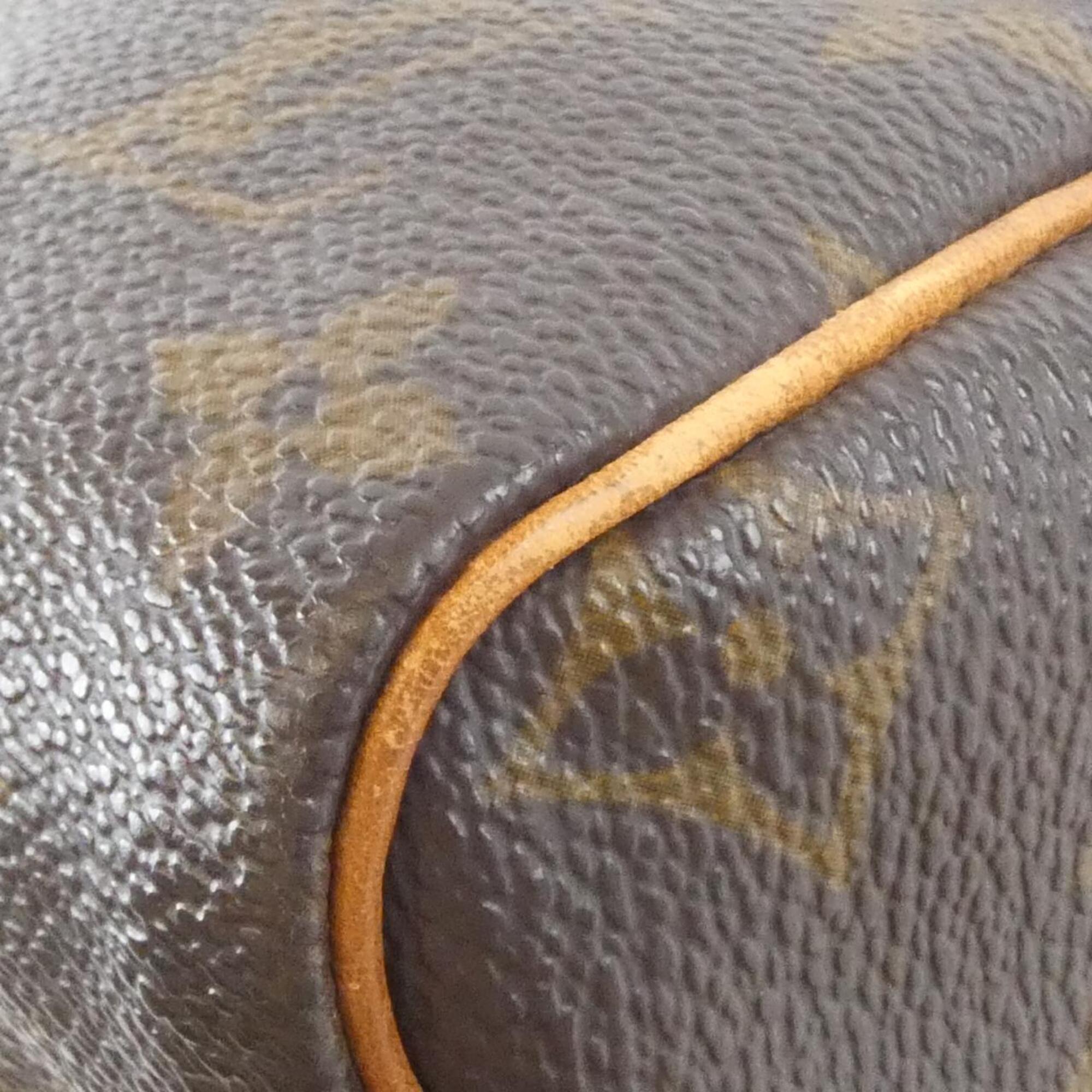 Louis Vuitton Marron Coated Canvas Boston Bag (Pre-Owned)