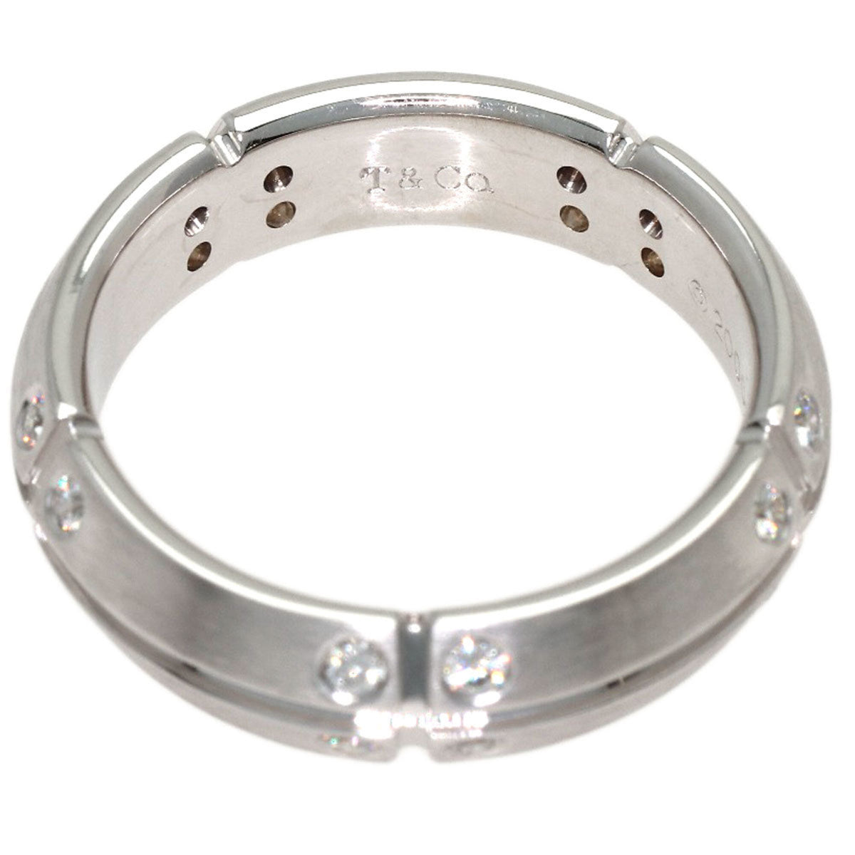 Tiffany White Gold (18K) Band Ring (Pre-Owned)