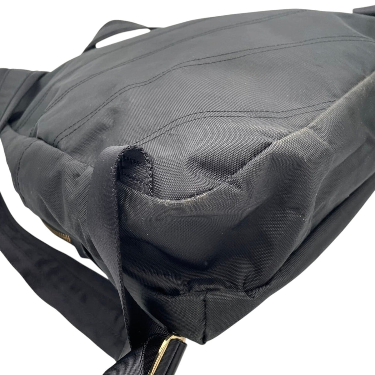 Marc Jacobs Black Polyester Leather Backpack (Pre-Owned)