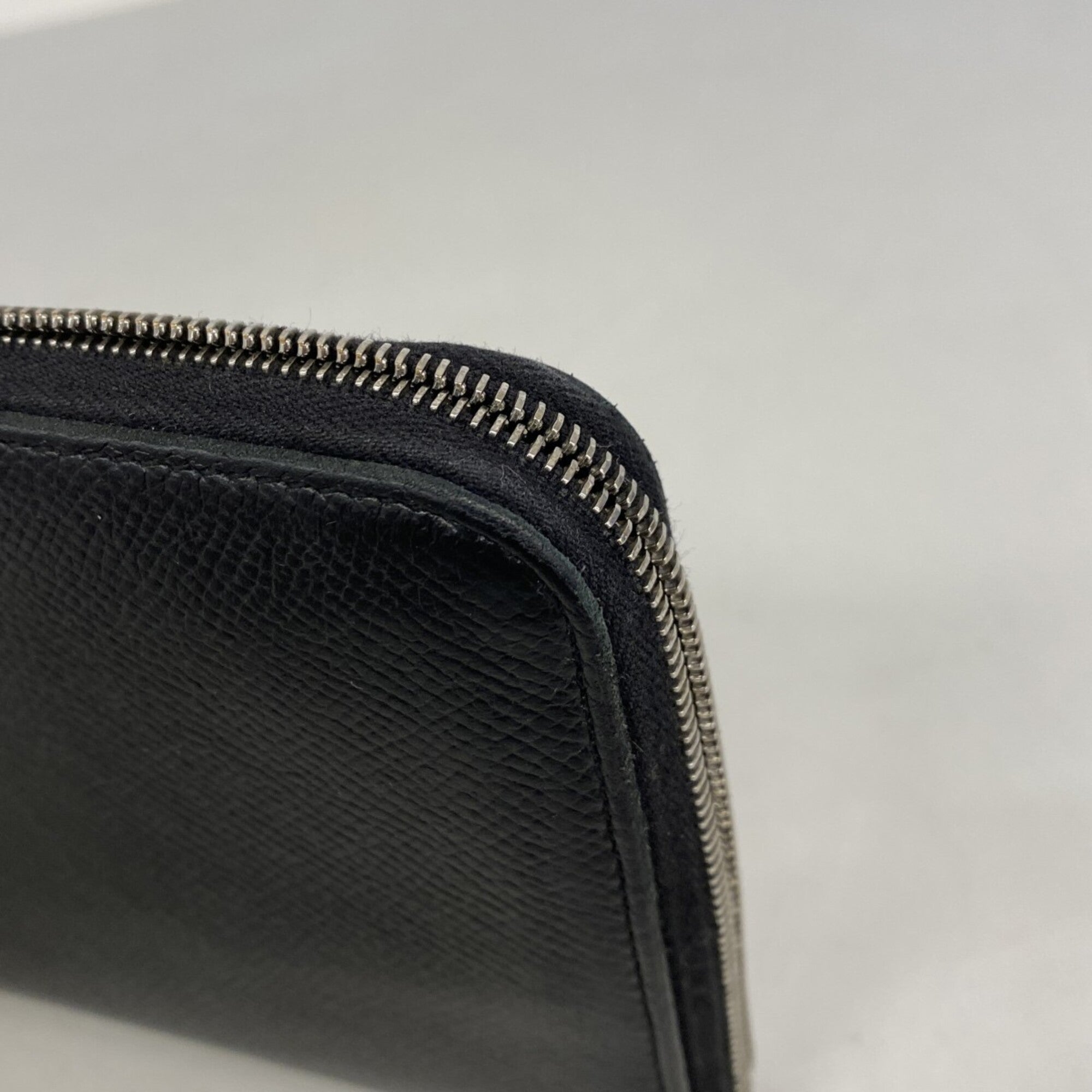 Hermes Black Epsom Leather Long Wallet (Bi-Fold) (Pre-Owned)