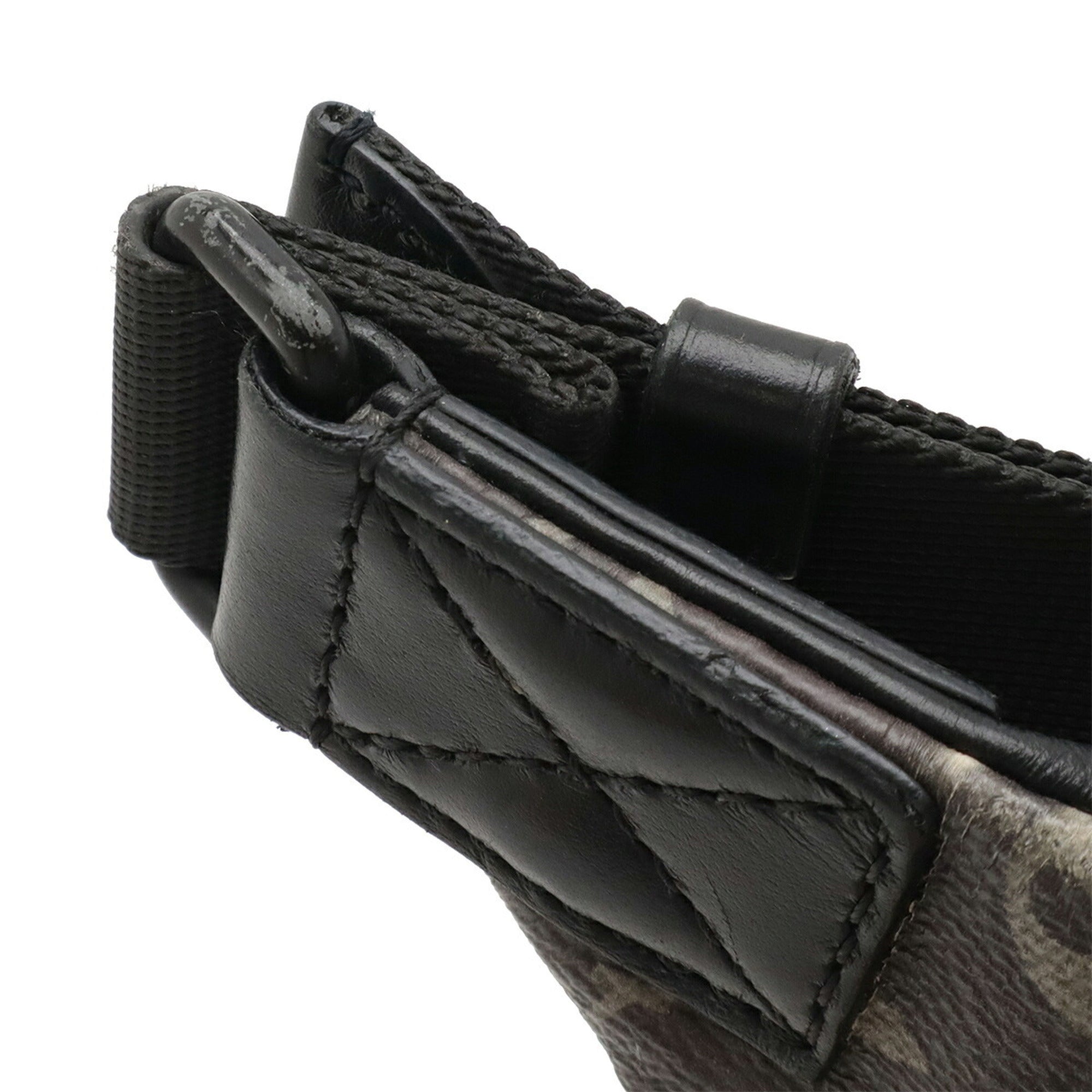 Louis Vuitton Black Gray Multi-Color Monogram Leather Pouch (Pre-Owned)