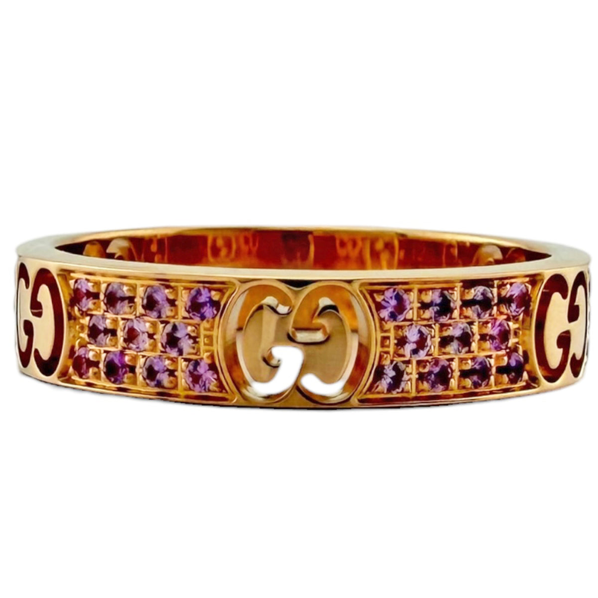 Gucci Pink Gold (18K) Band Ring (Pre-Owned)