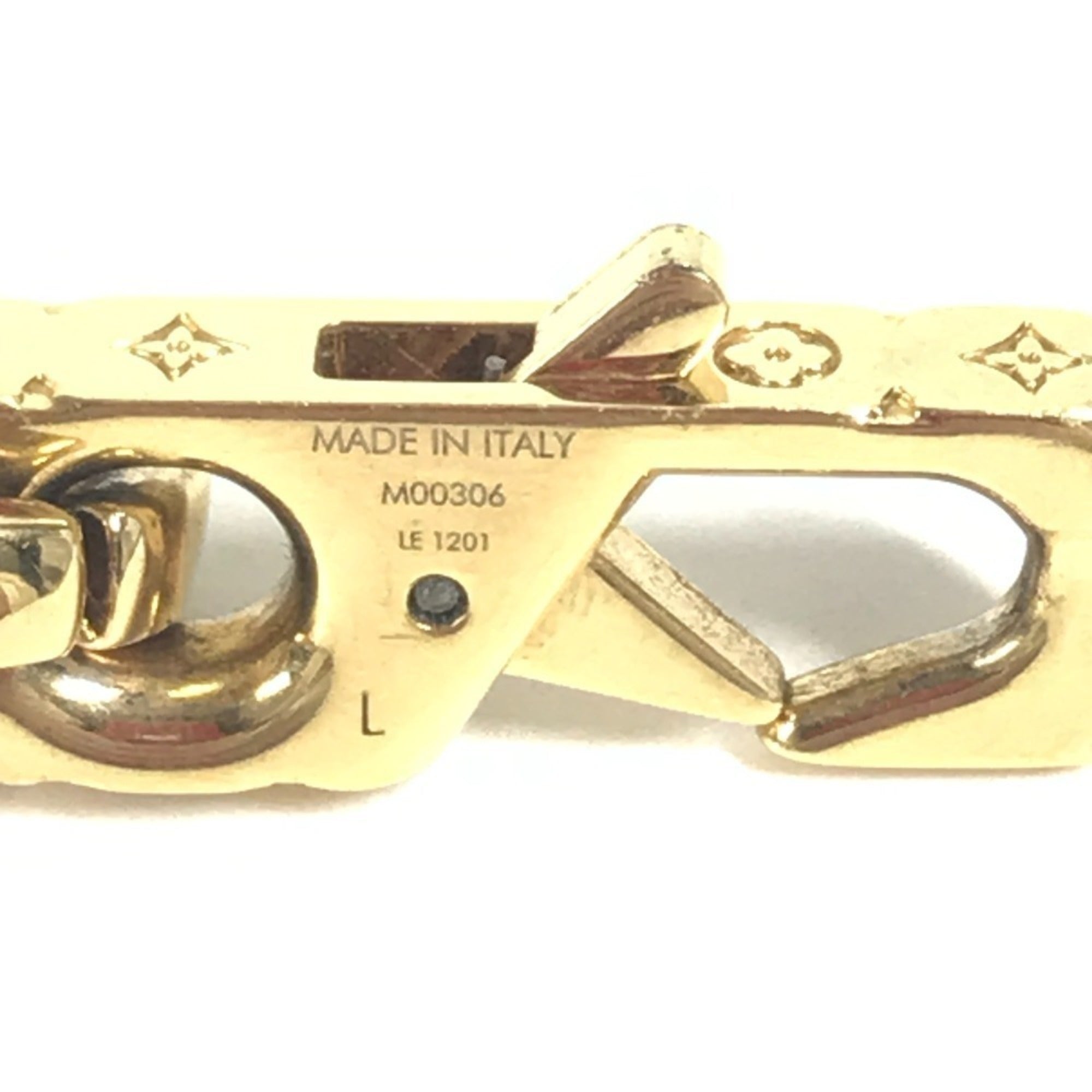 Louis Vuitton Monogram Gold Metal Charm Bracelet (Pre-Owned)