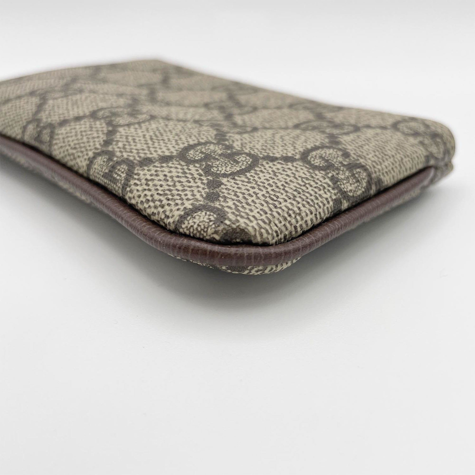 Gucci Brown Pvc Coated Canvas Fabric Coin Purse/Coin Case (Pre-Owned)