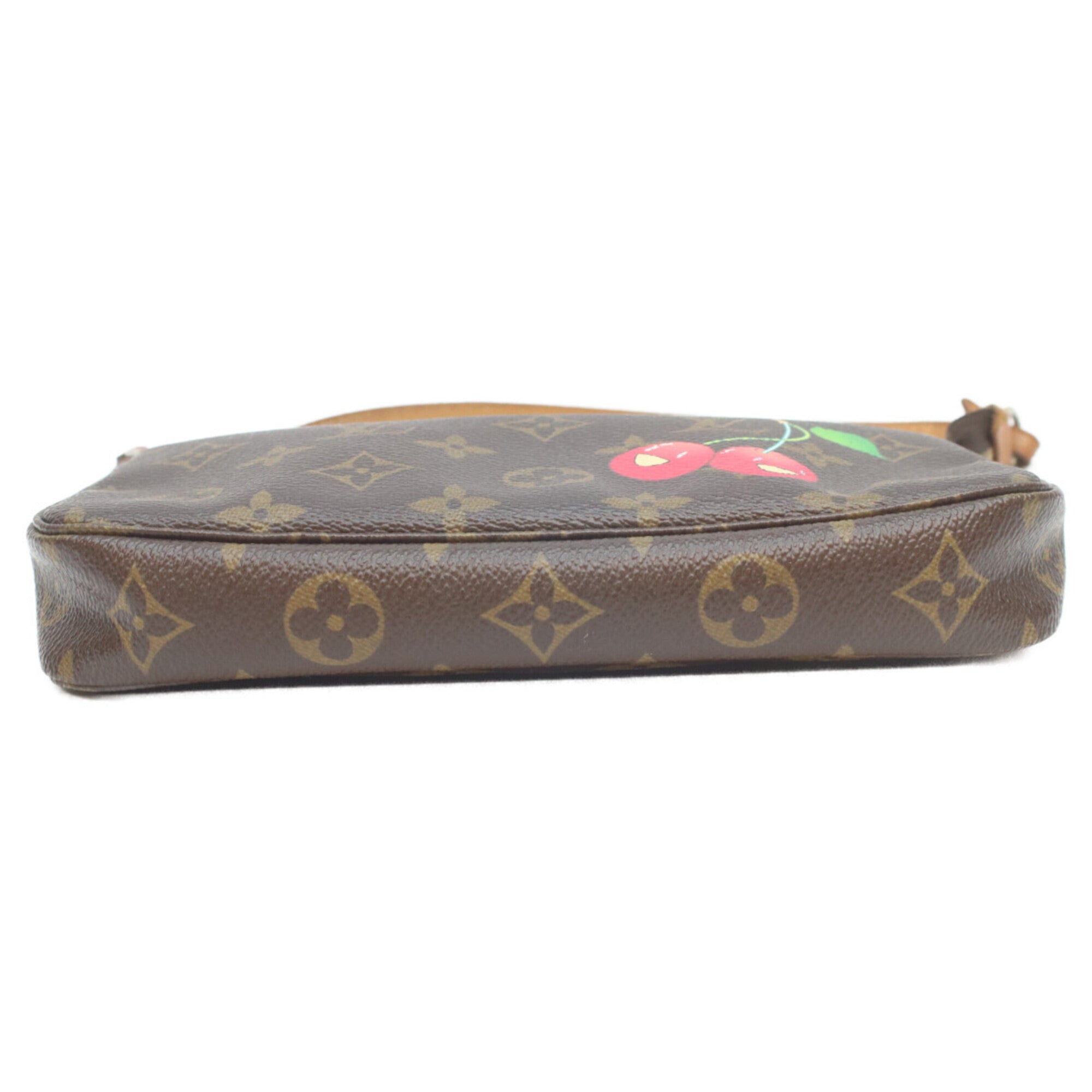 Louis Vuitton Monogram Cherry Brown Red Color Handbag (Pre-Owned)