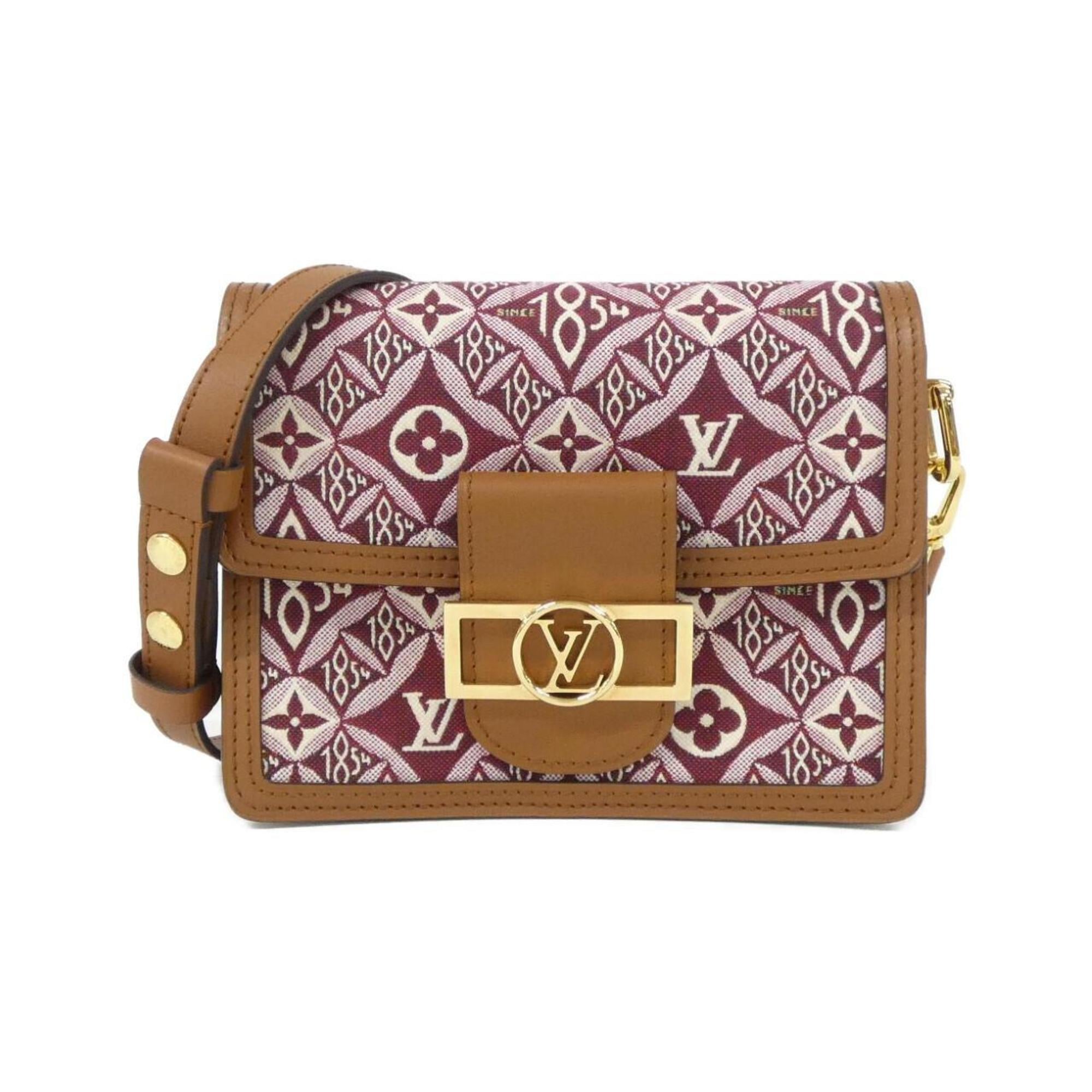Louis Vuitton Bordeaux Jacquard Shoulder Bag (Pre-Owned)