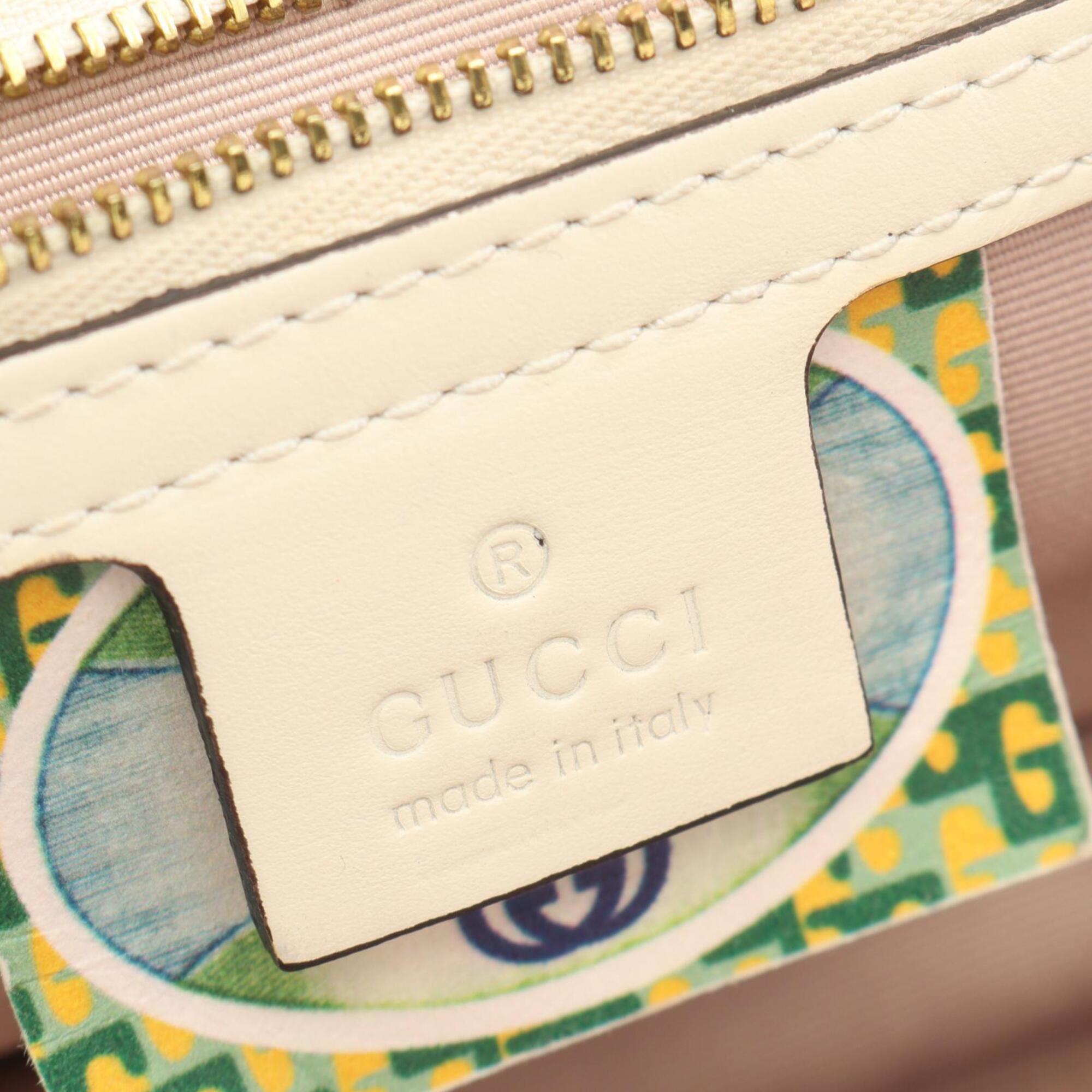 Gucci White Leather Shoulder Bag (Pre-Owned)