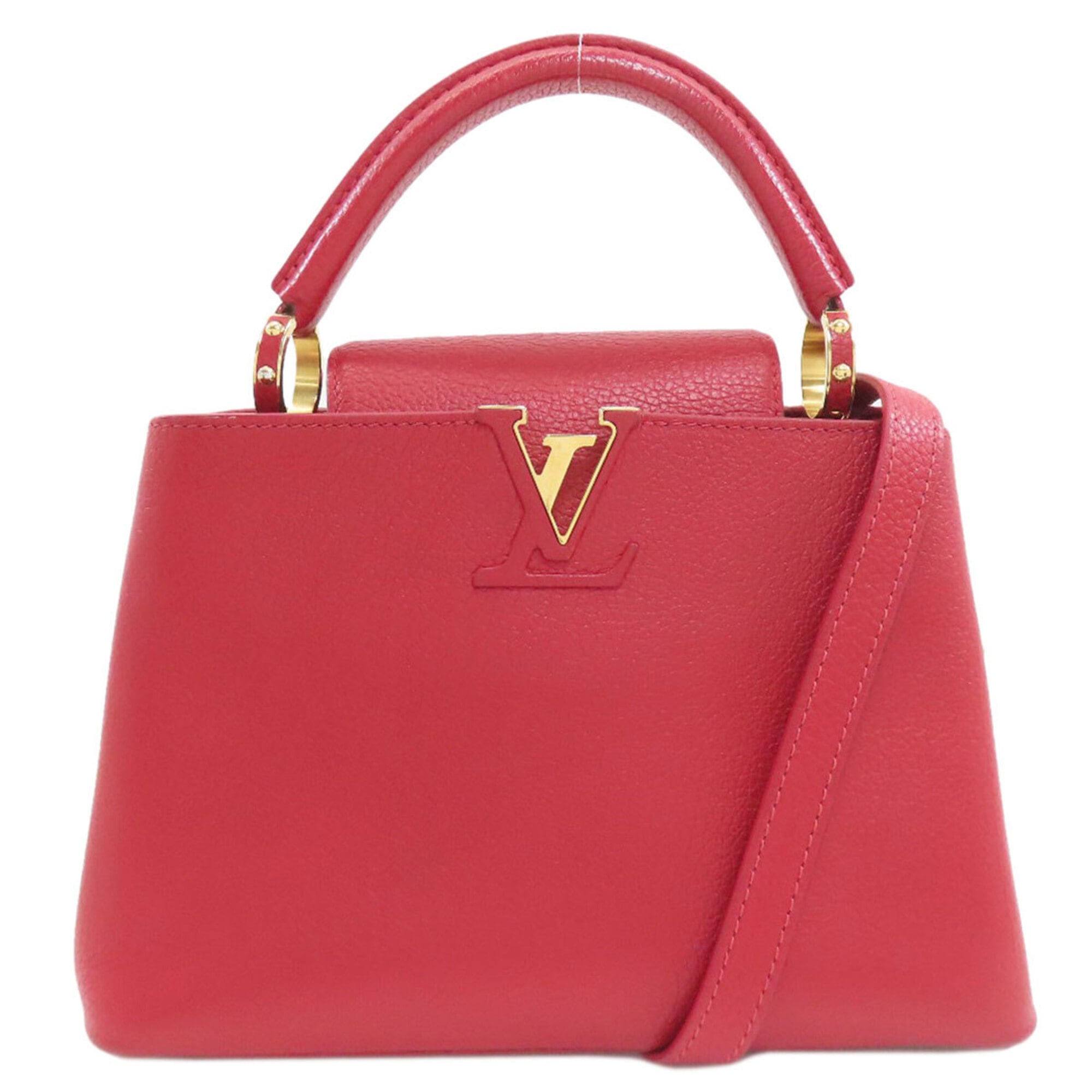 Louis Vuitton Sacrlet Leather Handbag (Pre-Owned)