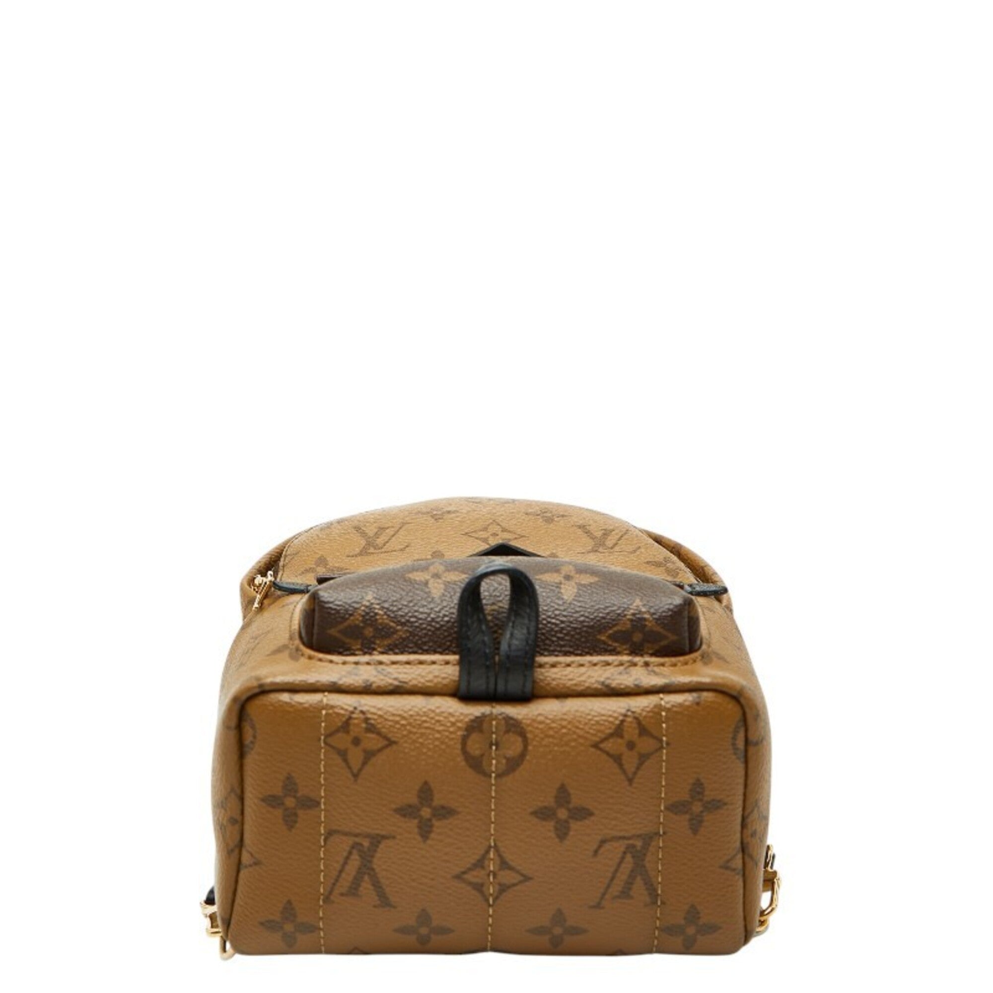Louis Vuitton Black Brown Pvc Leather Backpack (Pre-Owned)
