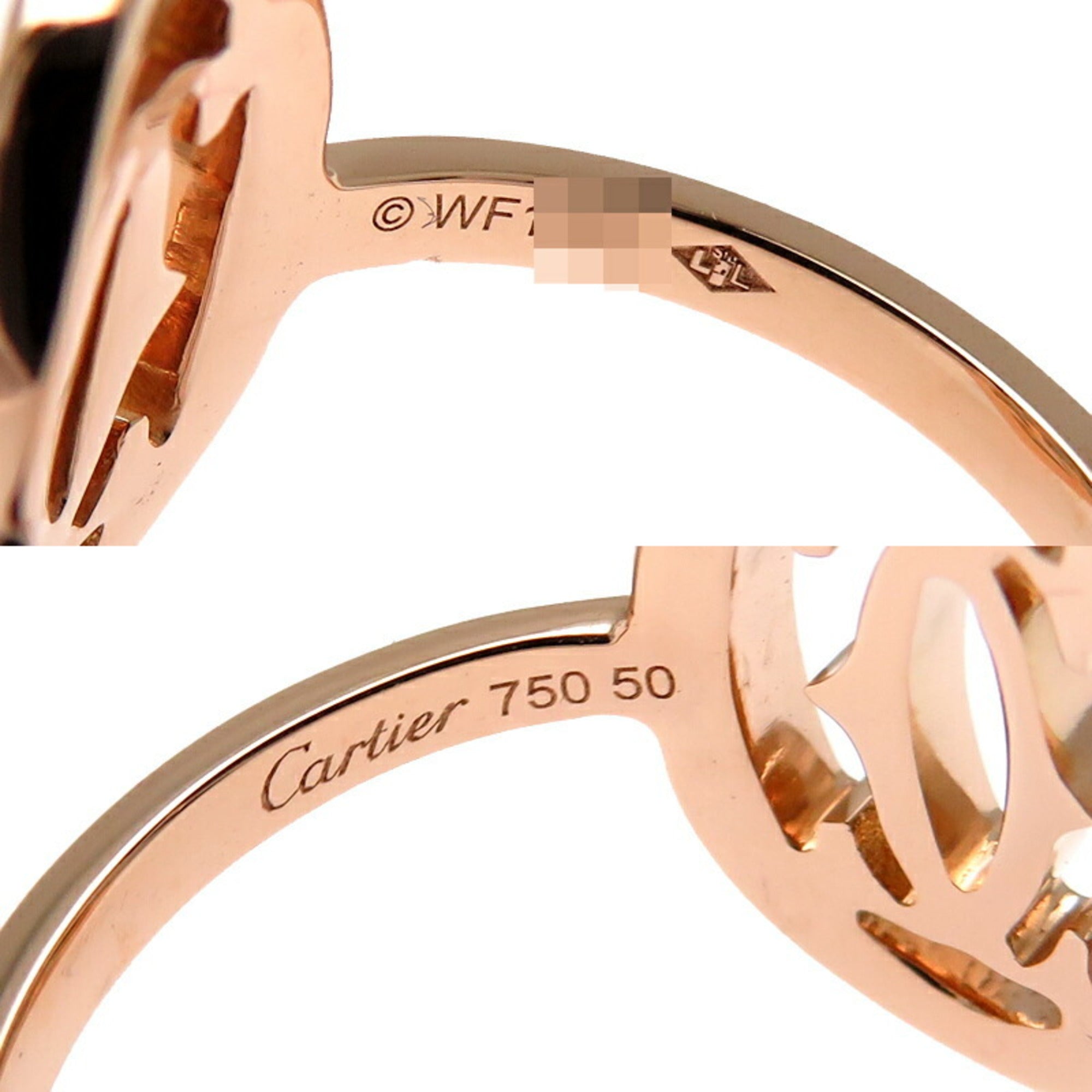 Cartier Gold Pink Gold Band Ring (Pre-Owned)