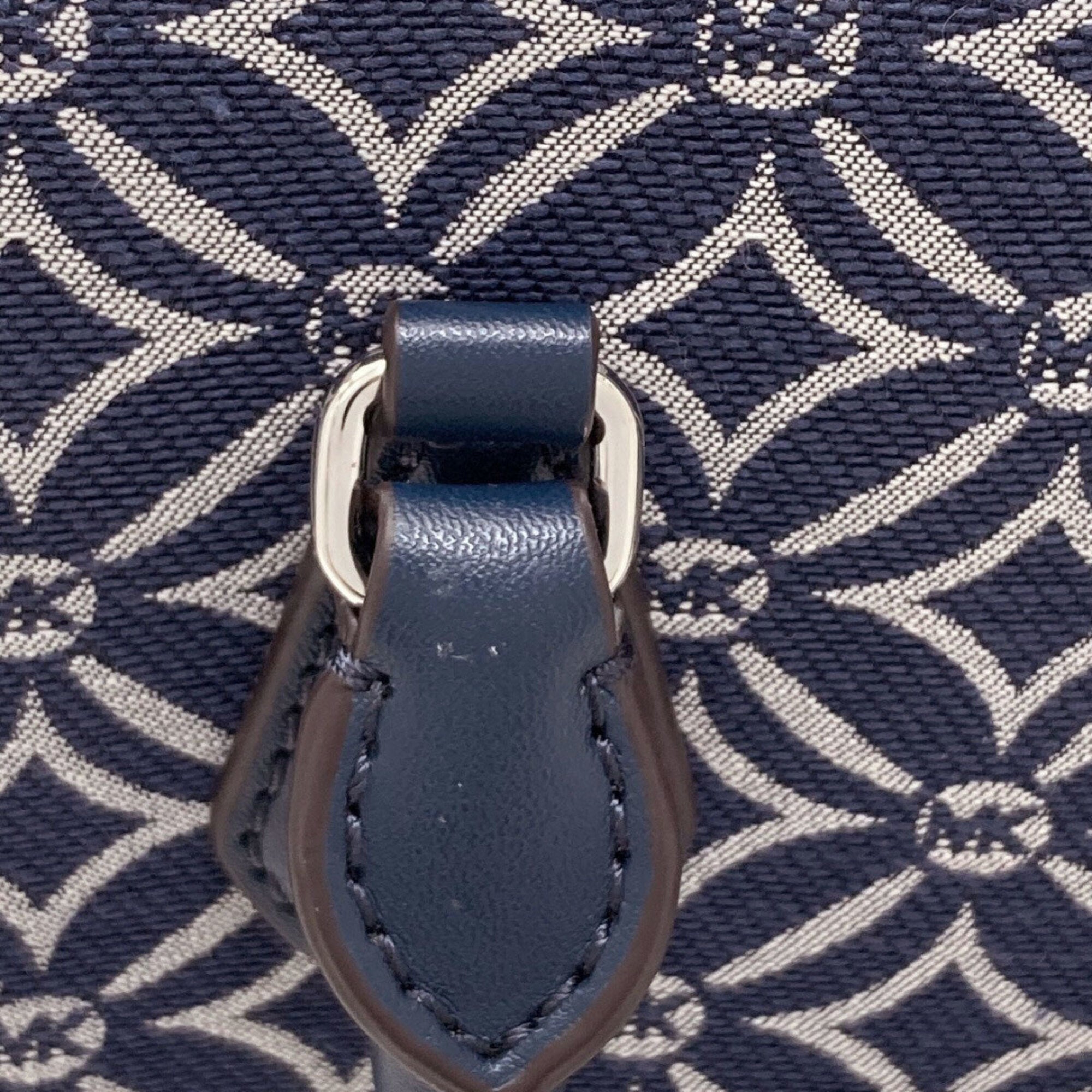 Michael Kors Blue Canvas Handbag (Pre-Owned)