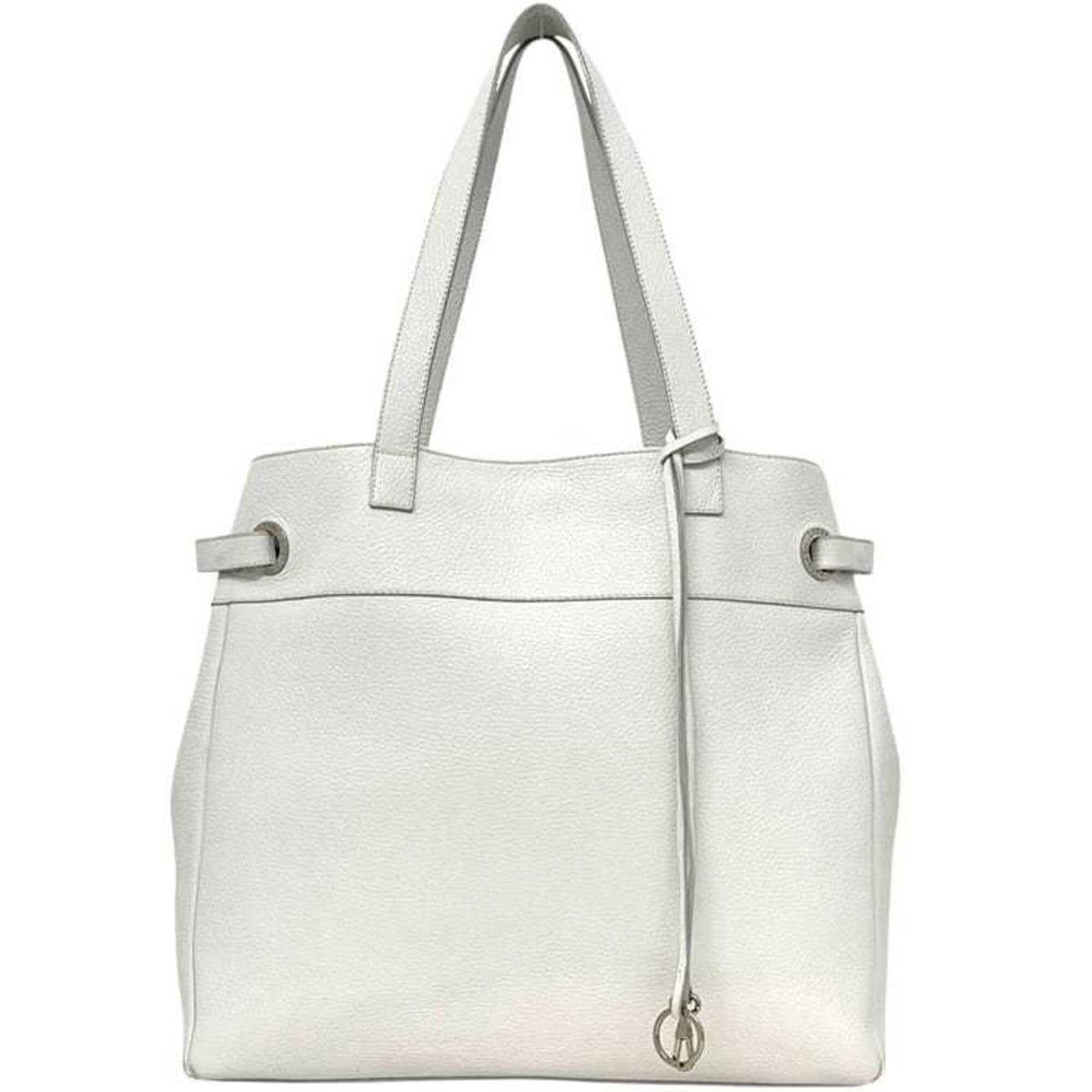 Loewe White Leather Tote Bag (Pre-Owned)
