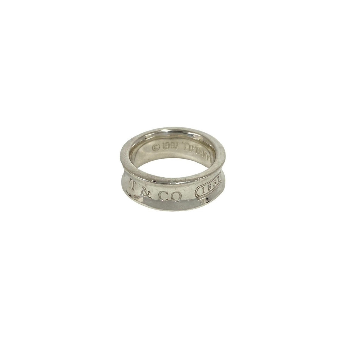 Tiffany Silver Silver 925 Band Ring (Pre-Owned)