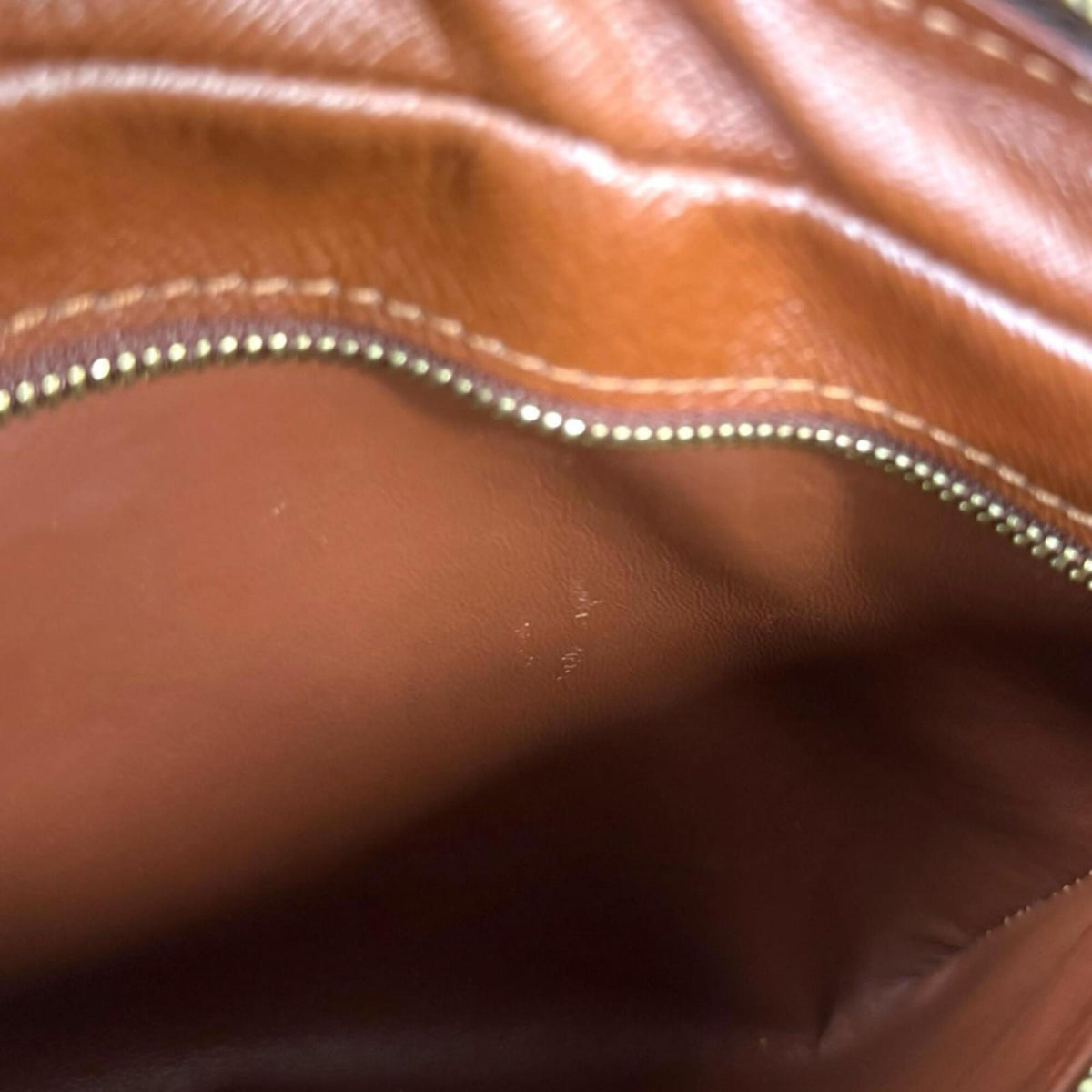 Louis Vuitton Brown Monogram Canvas Shoulder Bag (Pre-Owned)